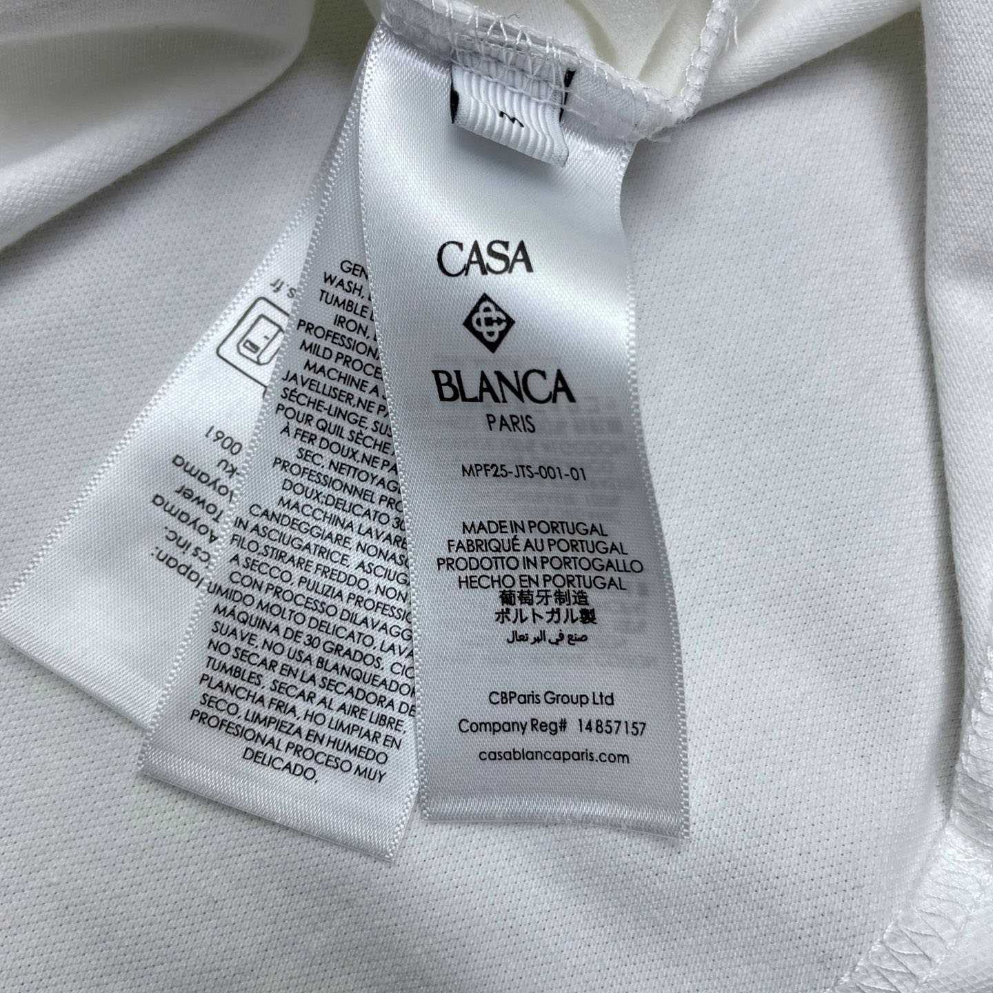 Casablanca Laurel Pique Short Sleeve Polo Shirt C1138 - DesignerGu