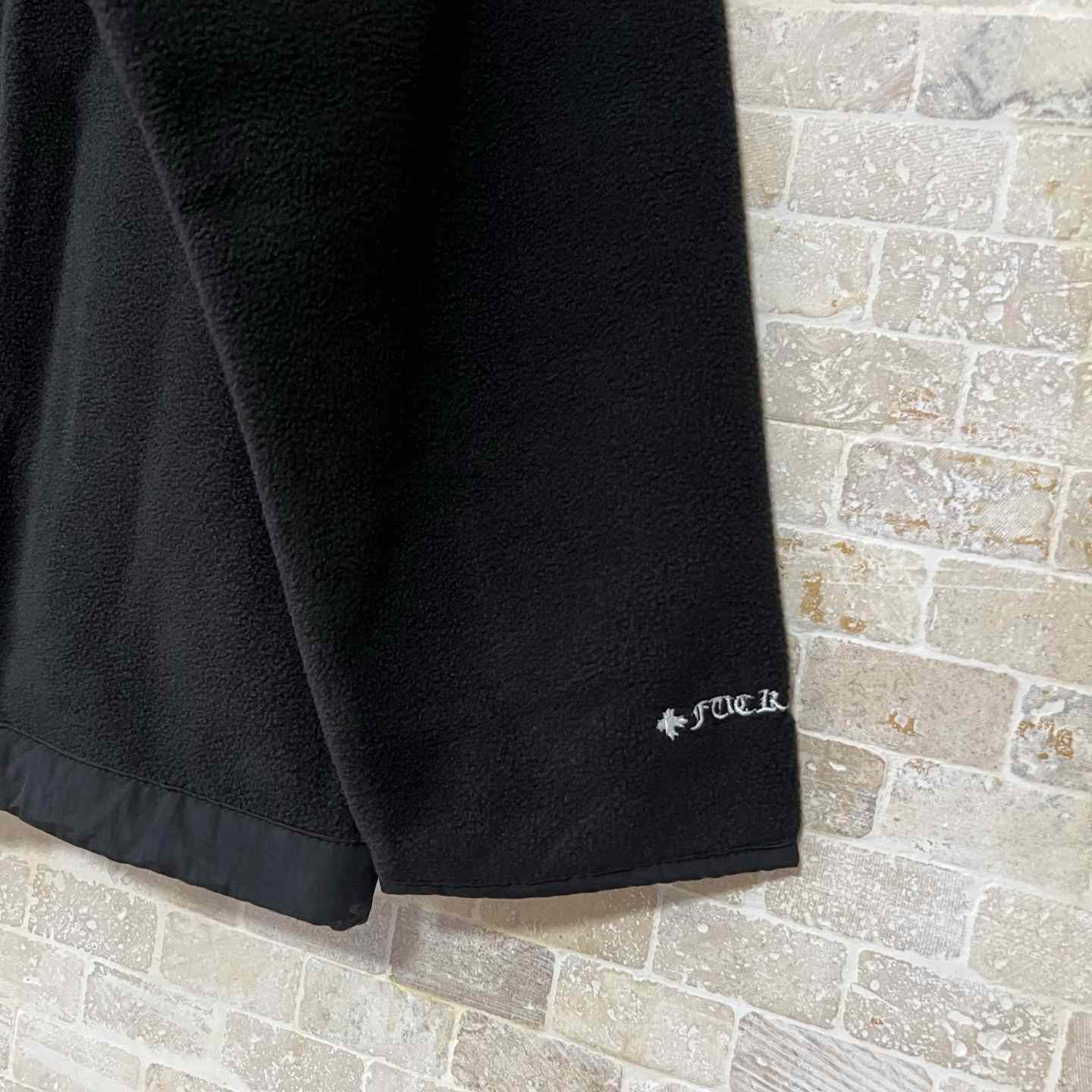 Chrome Hearts Horseshoe Embroidered Silver Button Polar Fleece Hoodie - DesignerGu