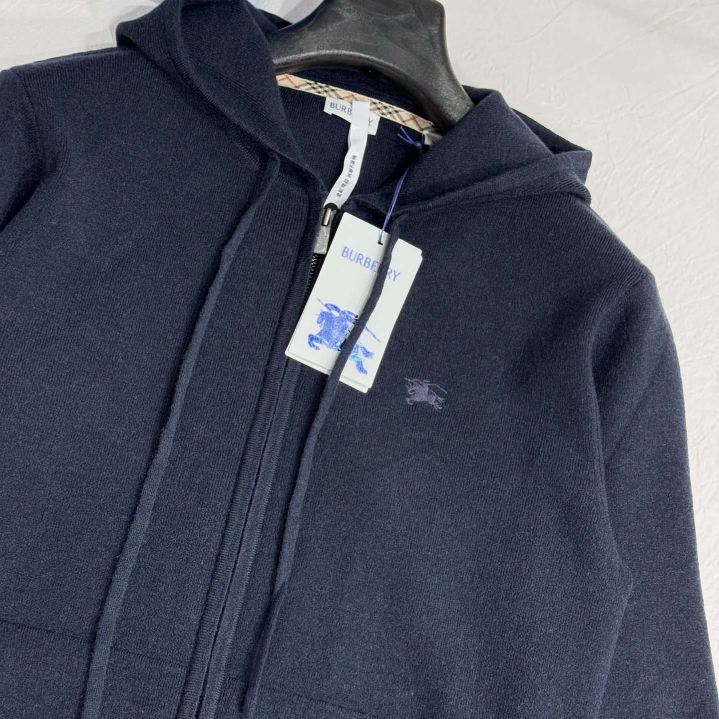 Burberry Cashmere Blend Zip Hoodie - DesignerGu