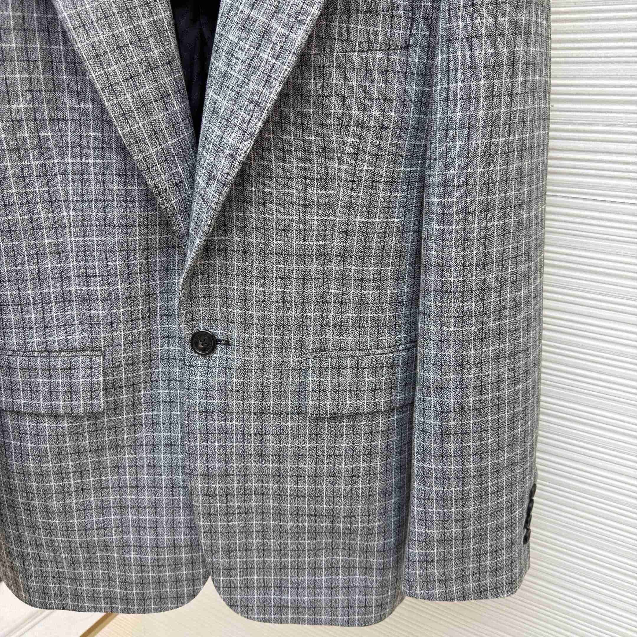 Acne Studios Fitted Wool Suit Jacket - DesignerGu