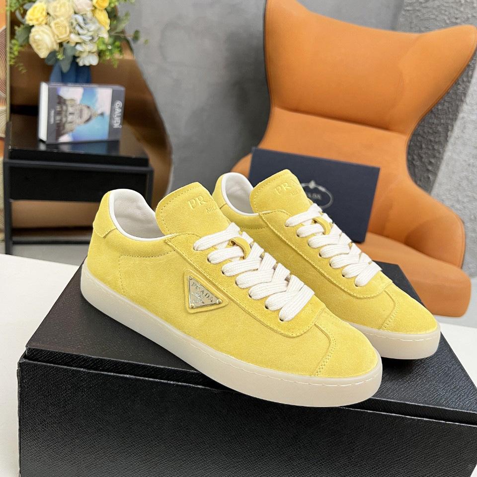 Prada Lane Suede Sneakers - DesignerGu