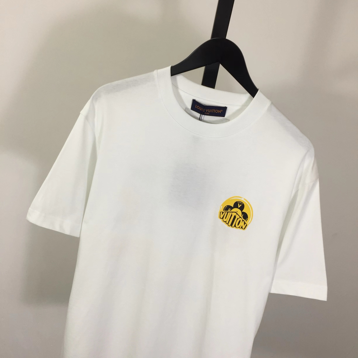 Louis Vuitton T-shirt With Yellow Graphic Logo - DesignerGu