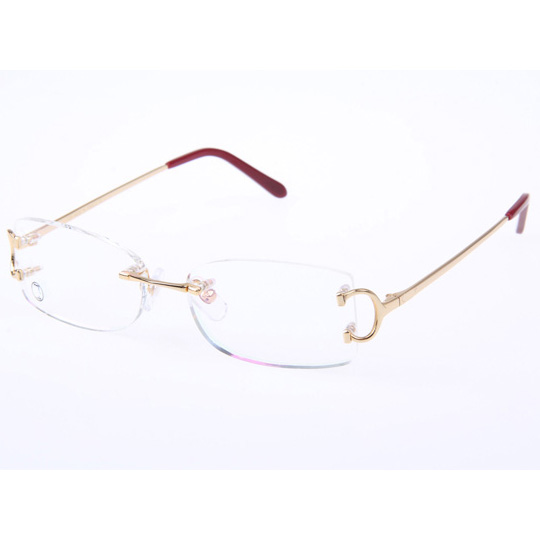 Cartier CT 4193826 Eyeglasses In Gold - DesignerGu