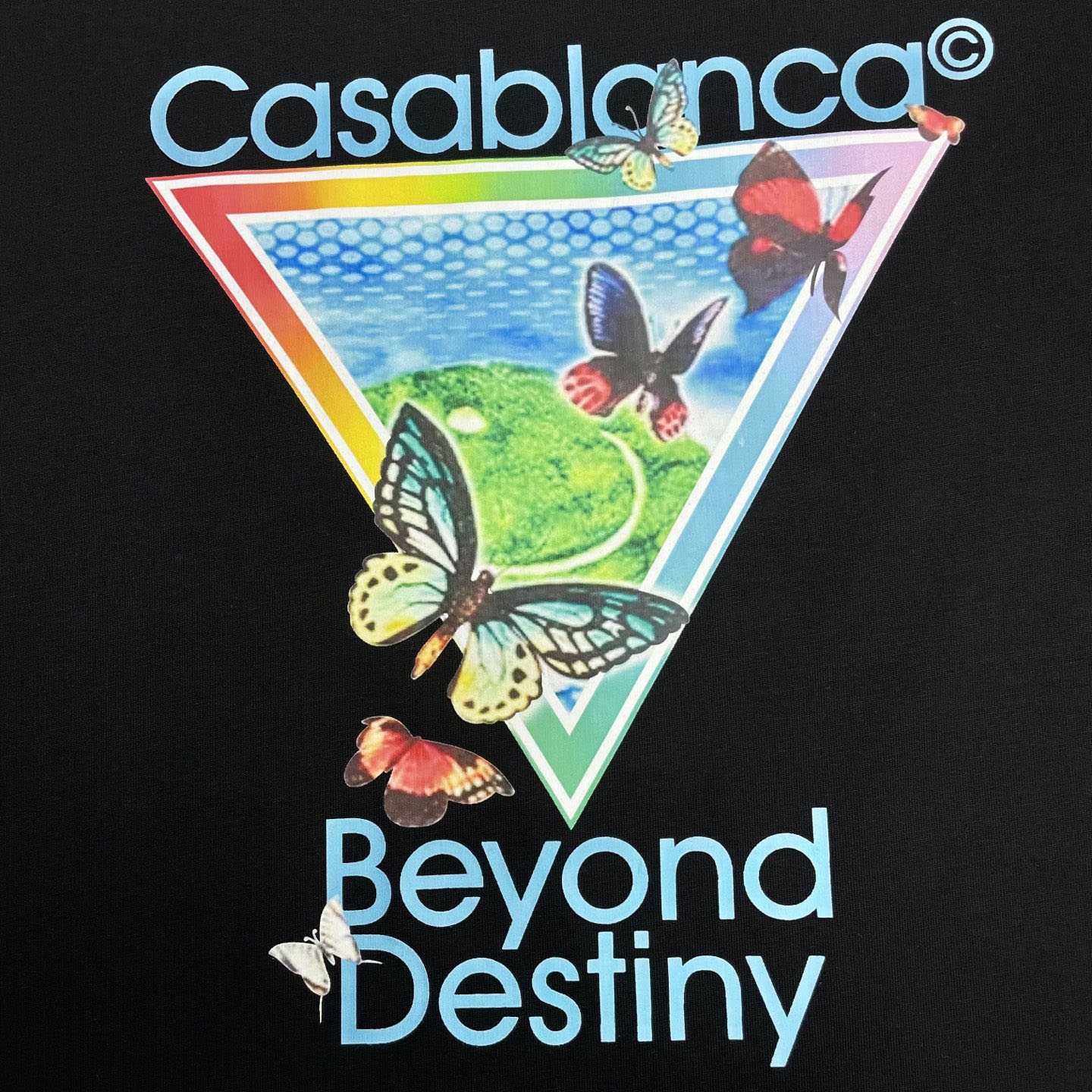 Casablanca Tennis Club Beyond Destiny Short Sleeve T‑Shirt C1133 - DesignerGu