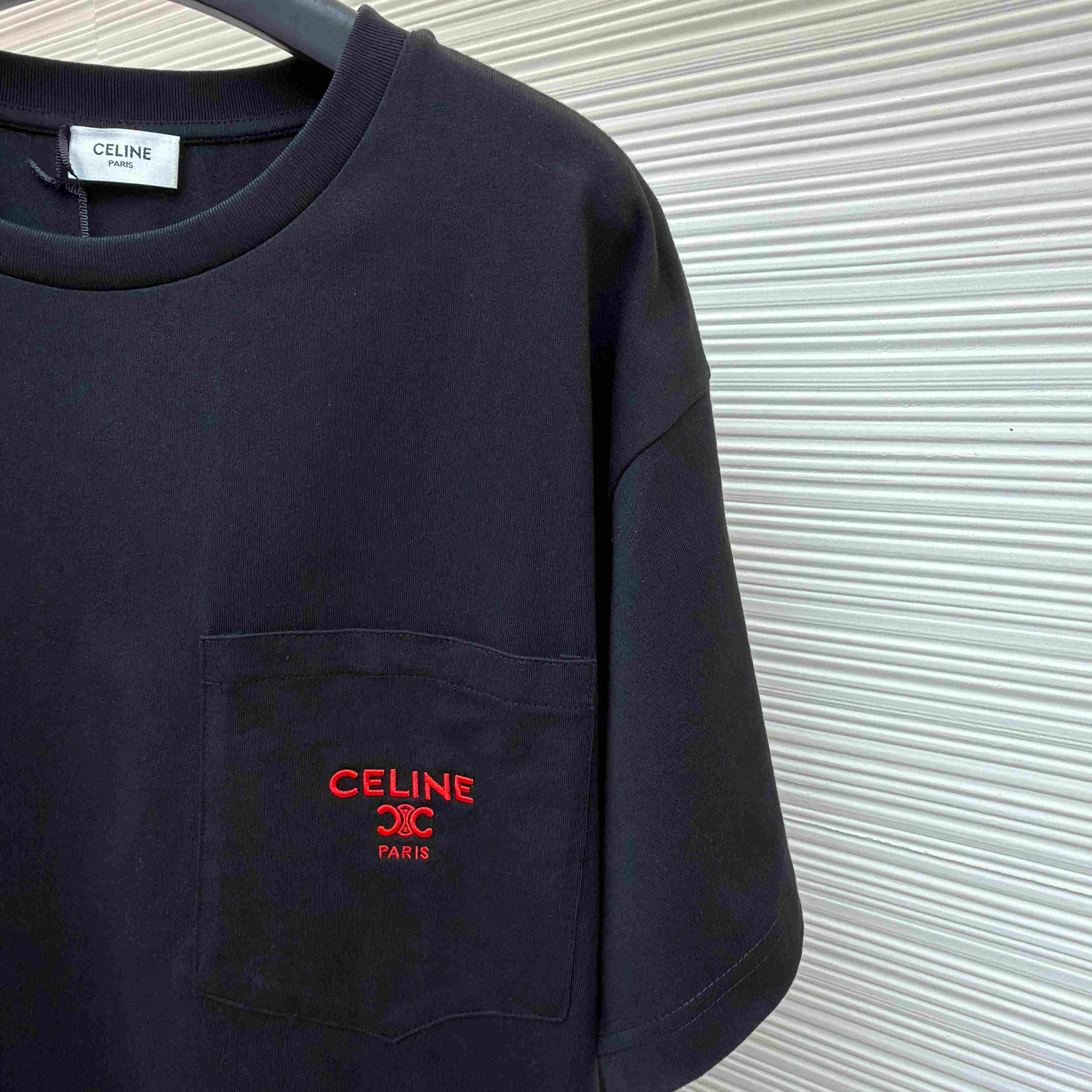 Celine T-SHIRT IN Cotton Jersey - DesignerGu