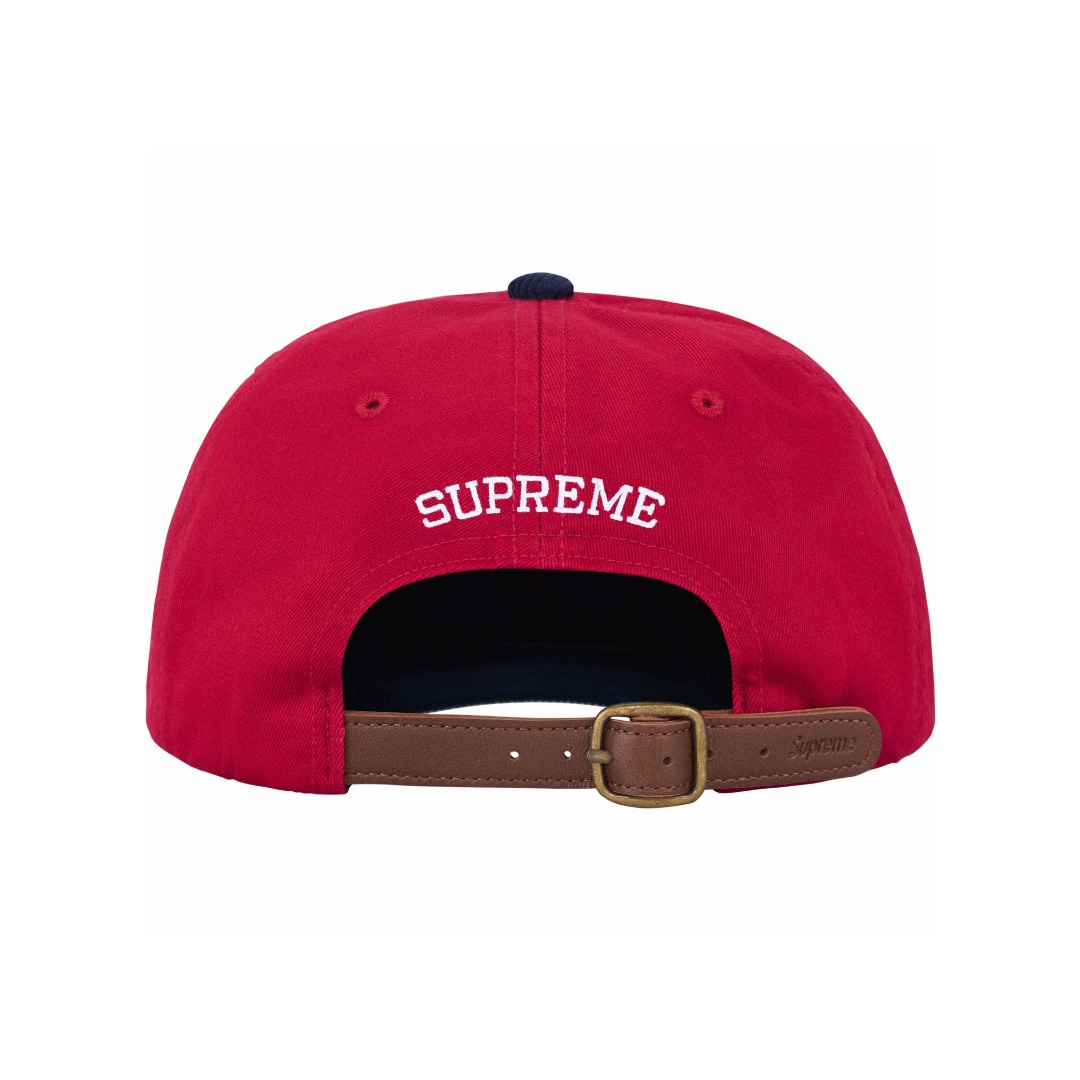 Supreme 2-Tone S Logo 6-Panel 'Red' - DesignerGu