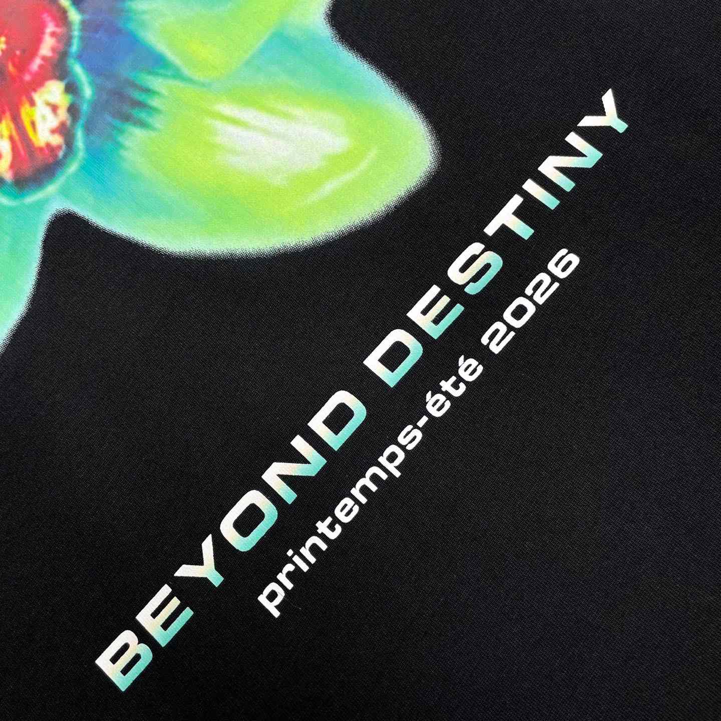 Casablanca GLITCH ORCHID OVERSIZED SHORT SLEEVE T‑SHIRT C1109 - DesignerGu