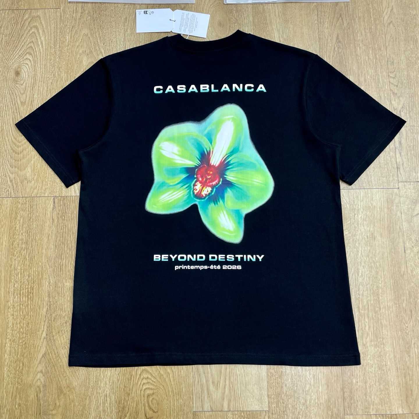Casablanca GLITCH ORCHID OVERSIZED SHORT SLEEVE T‑SHIRT C1109 - DesignerGu
