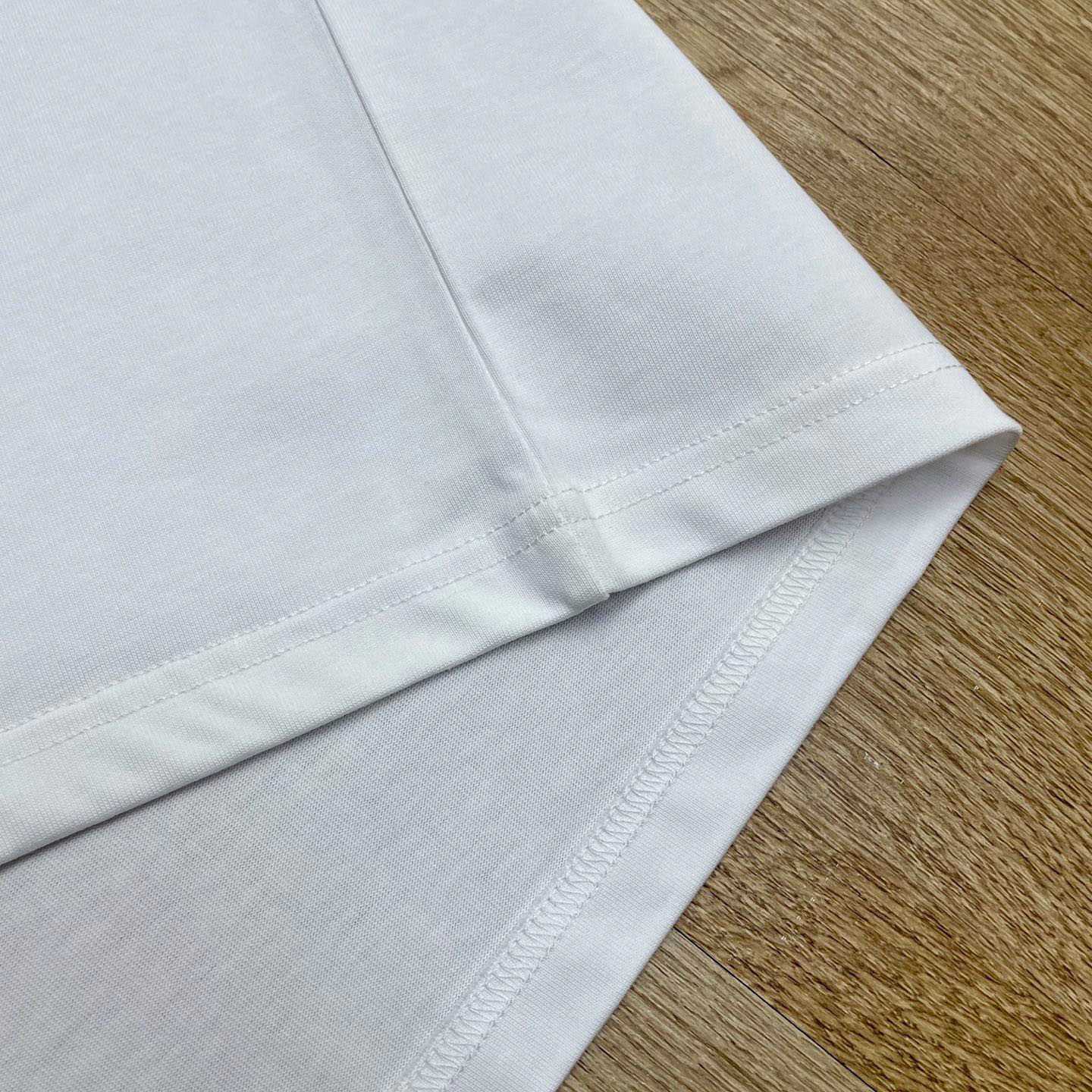 Casablanca White  Airbrush Mushroom Logo Short Sleeve T‑shirt C1126 - DesignerGu