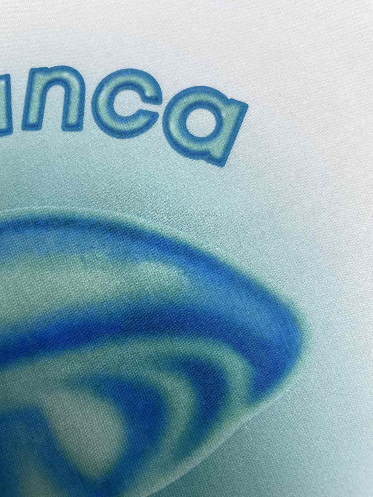 Casablanca White  Airbrush Mushroom Logo Short Sleeve T‑shirt C1126 - DesignerGu