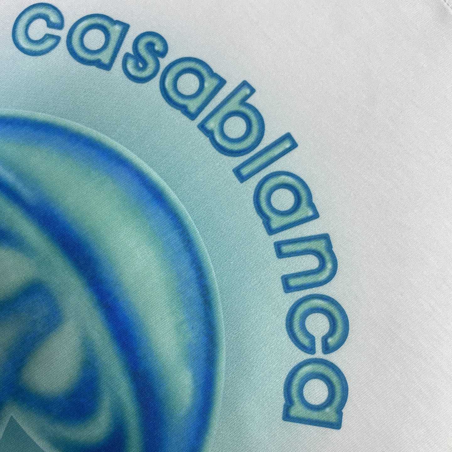 Casablanca White  Airbrush Mushroom Logo Short Sleeve T‑shirt C1126 - DesignerGu