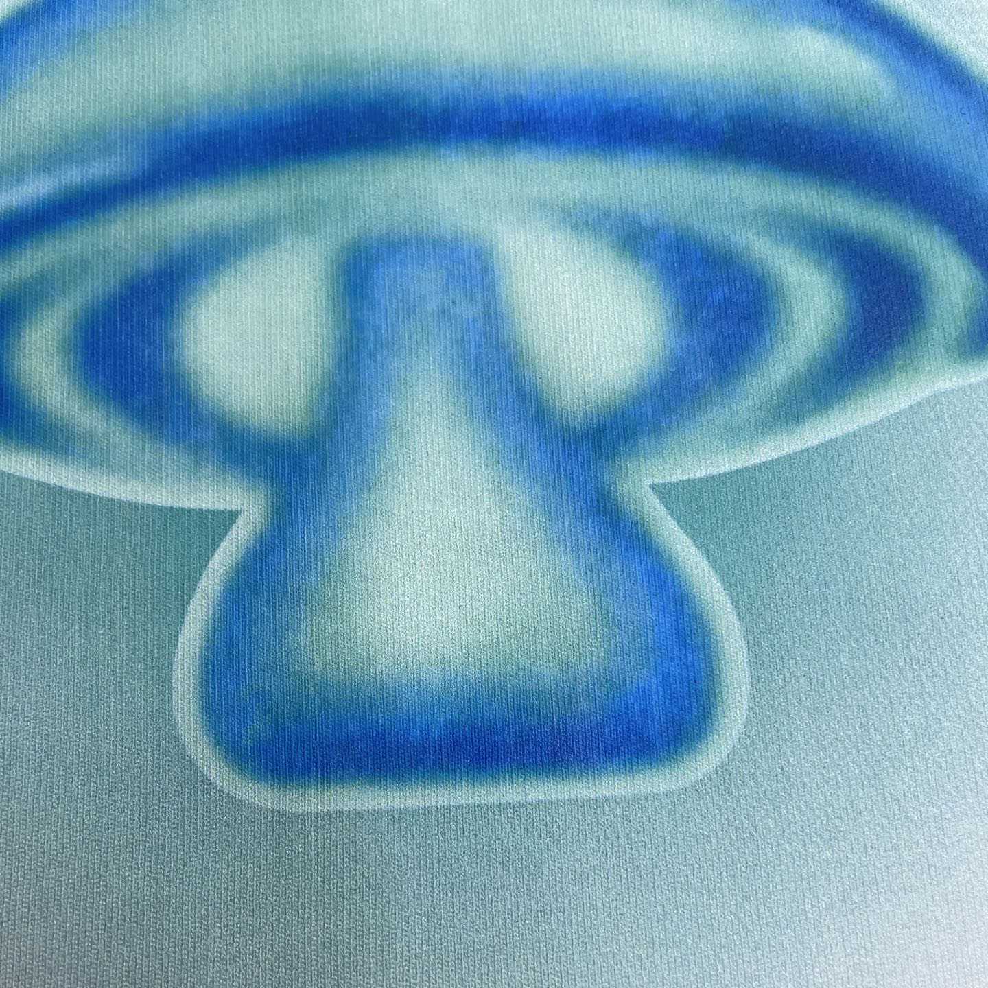 Casablanca White  Airbrush Mushroom Logo Short Sleeve T‑shirt C1126 - DesignerGu