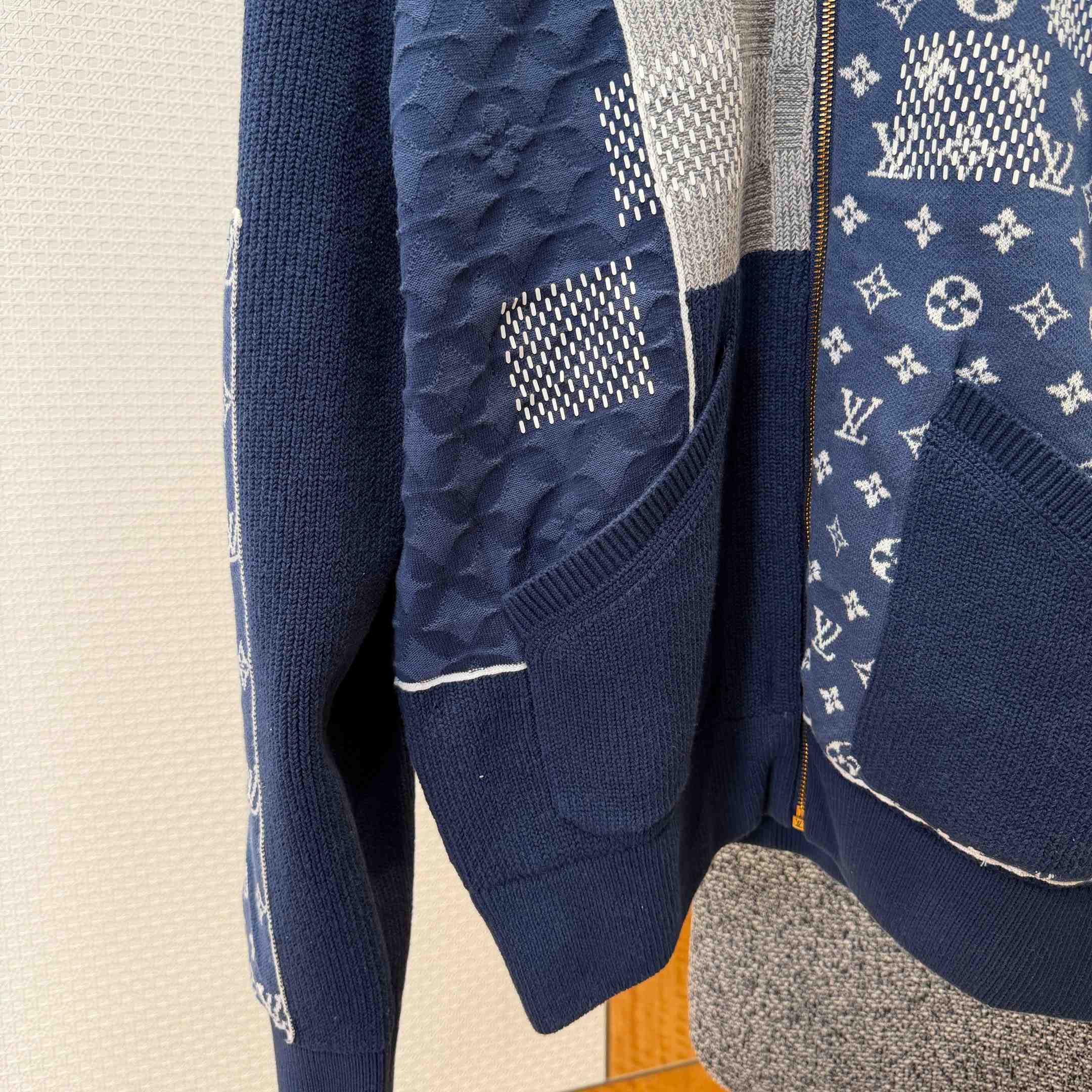 Louis Vuitton Zip Up Patchwork Tracktop 1AIMAA  - DesignerGu