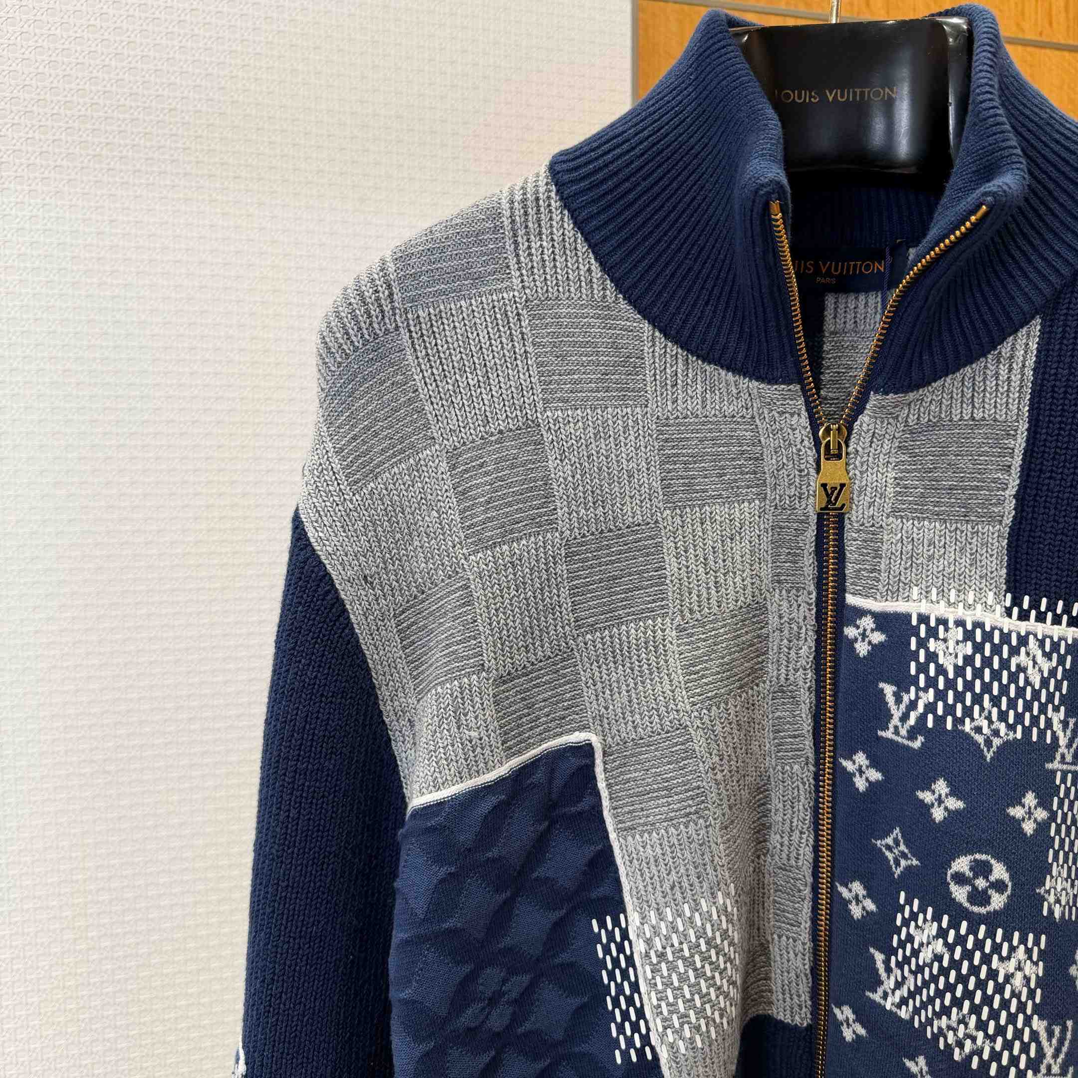 Louis Vuitton Zip Up Patchwork Tracktop 1AIMAA  - DesignerGu