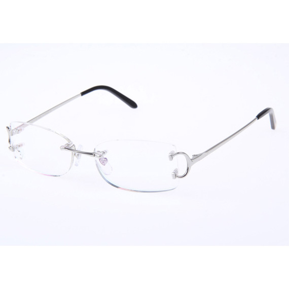 Cartier CT 4193826 Eyeglasses In Silver - DesignerGu
