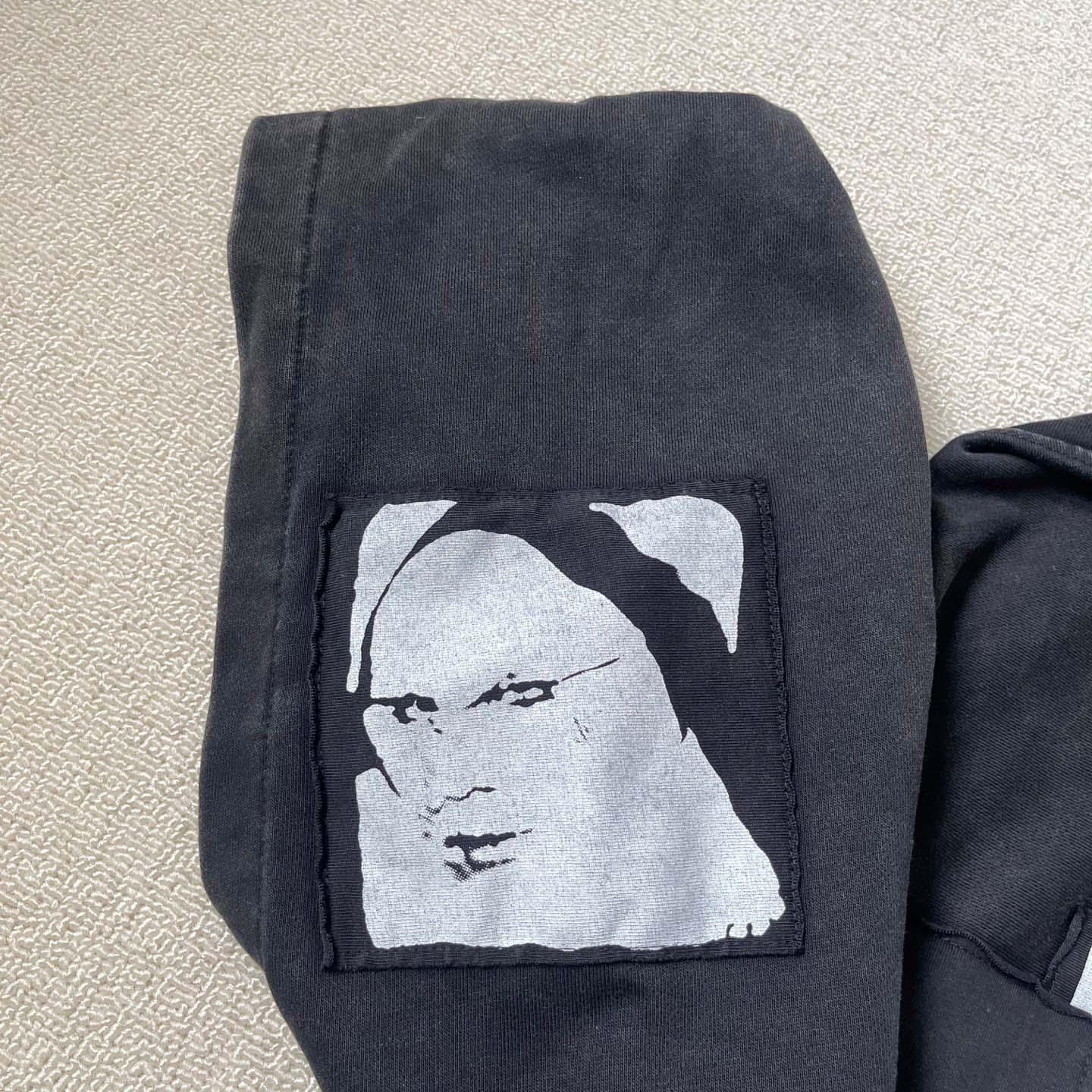 Enfants Riches Déprimés  Artist Defends Baggy Assemblage Zip Hoodie 'Faded Black' - DesignerGu