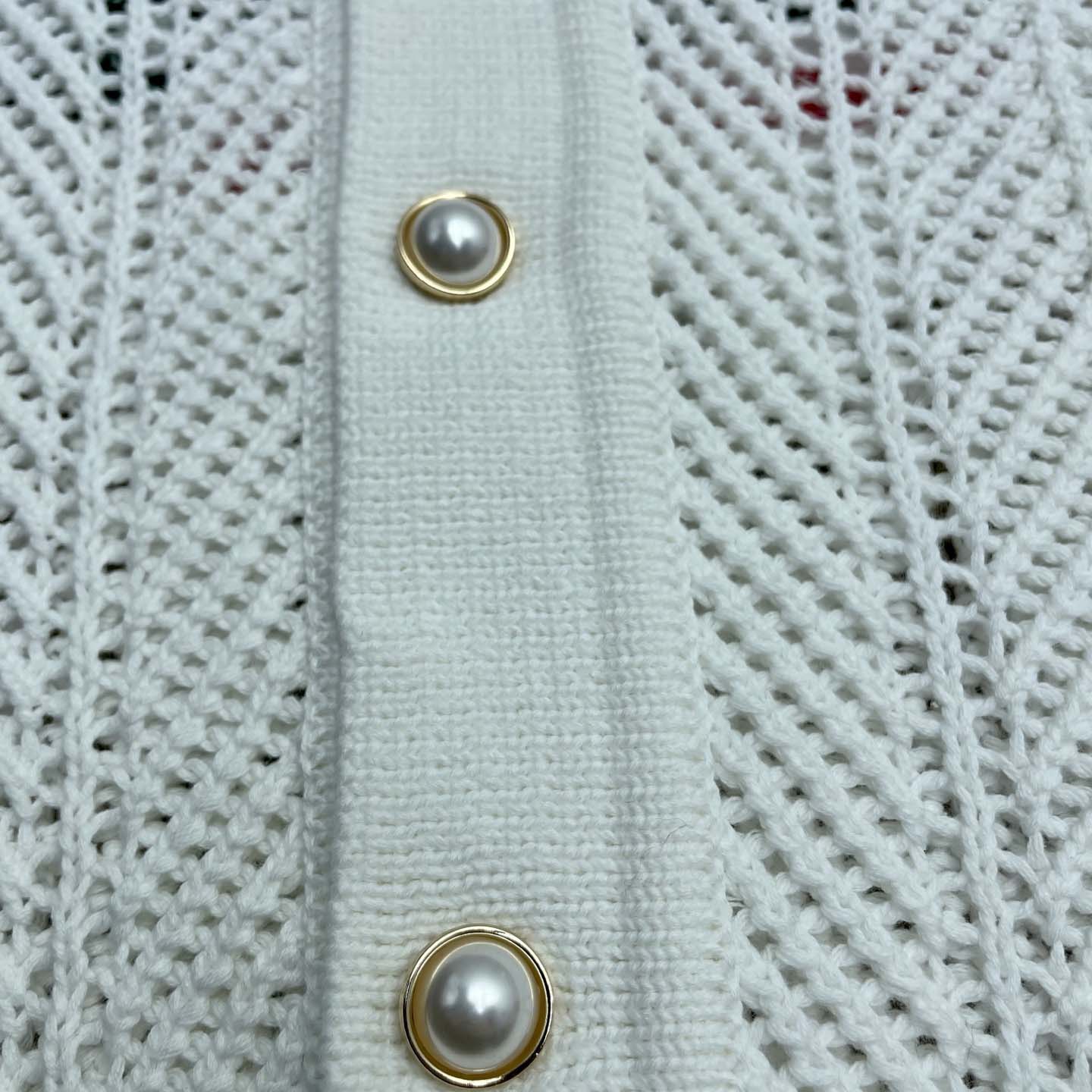 Casablanca Sporty Faux Crochet Cotton Shirt    Z6029 - DesignerGu