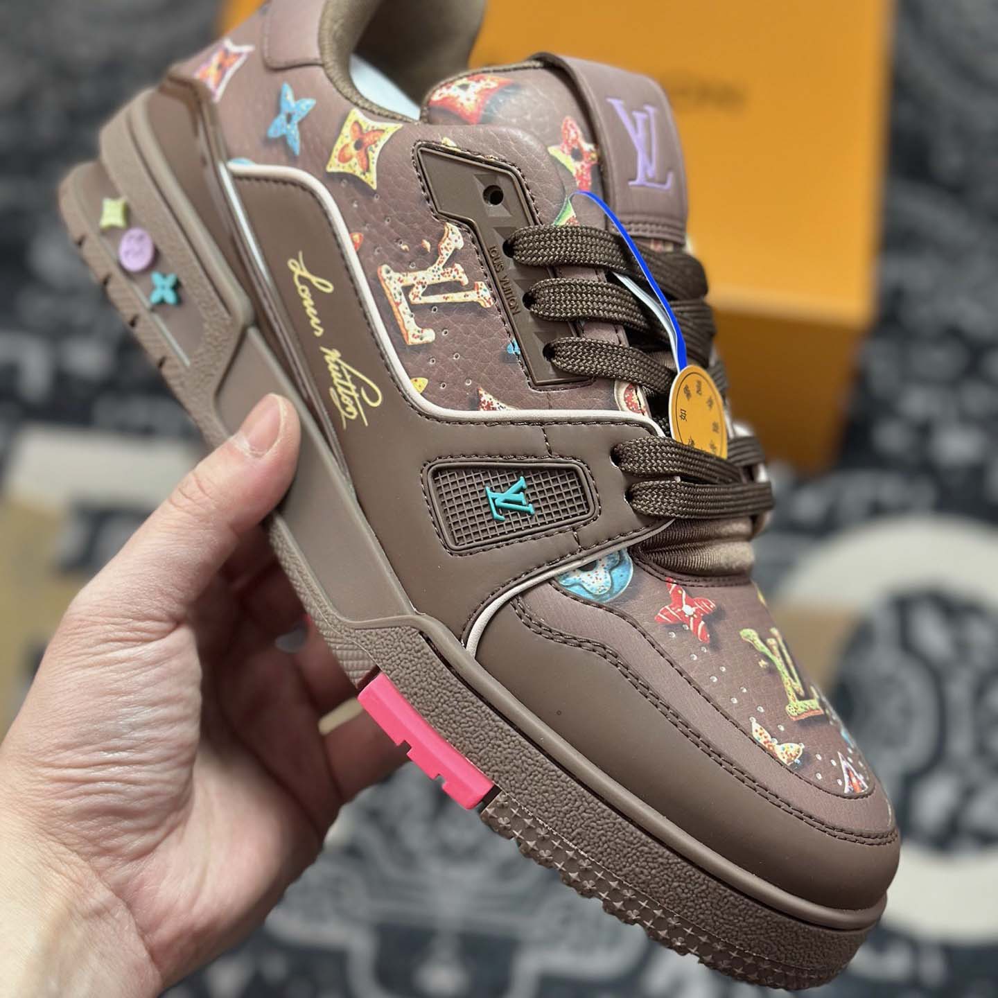Louis Vuitton LV Trainer Sneaker - DesignerGu