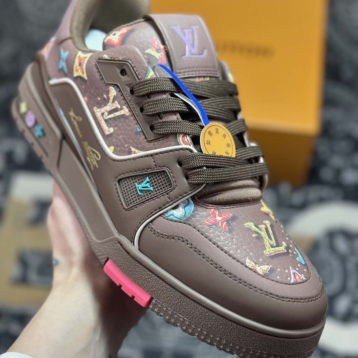 Louis Vuitton LV Trainer Sneaker - DesignerGu