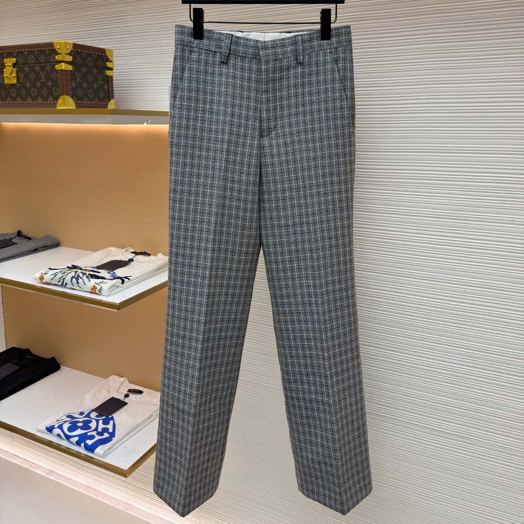 Acne Studios - Wool Check Trousers - DesignerGu