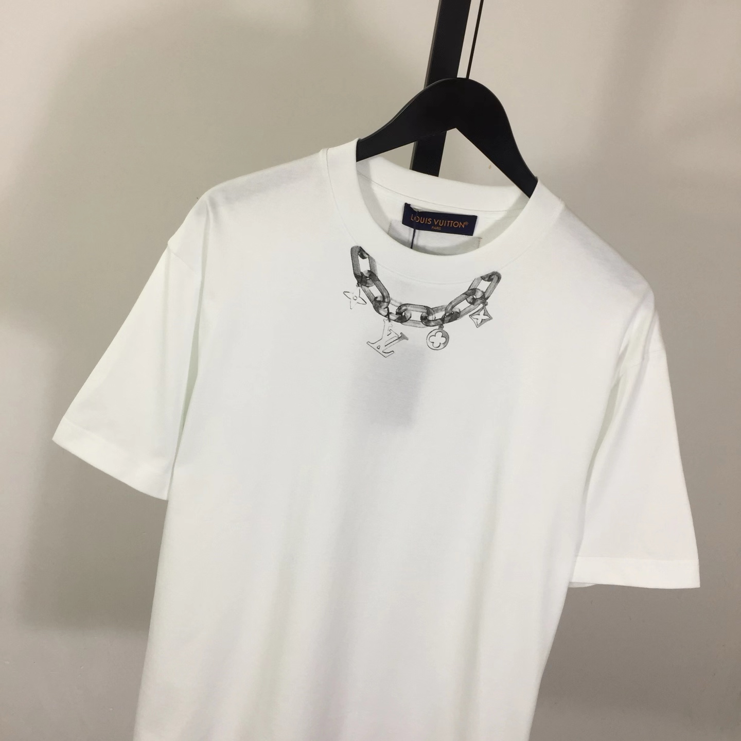 Louis Vuitton Chain Detail T-Shirt  - DesignerGu