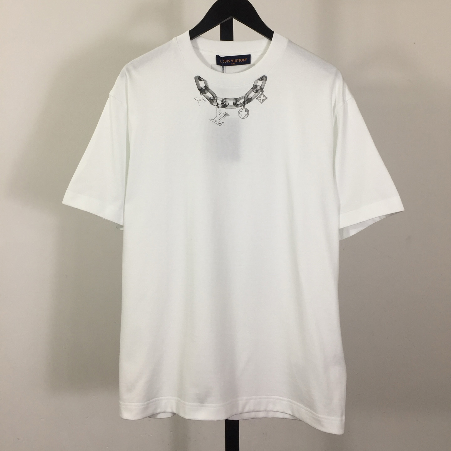 Louis Vuitton Chain Detail T-Shirt  - DesignerGu