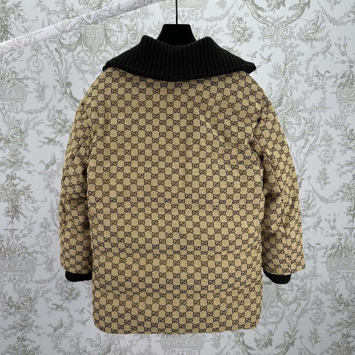 Gucci GG Canvas Puffer Jacket - DesignerGu