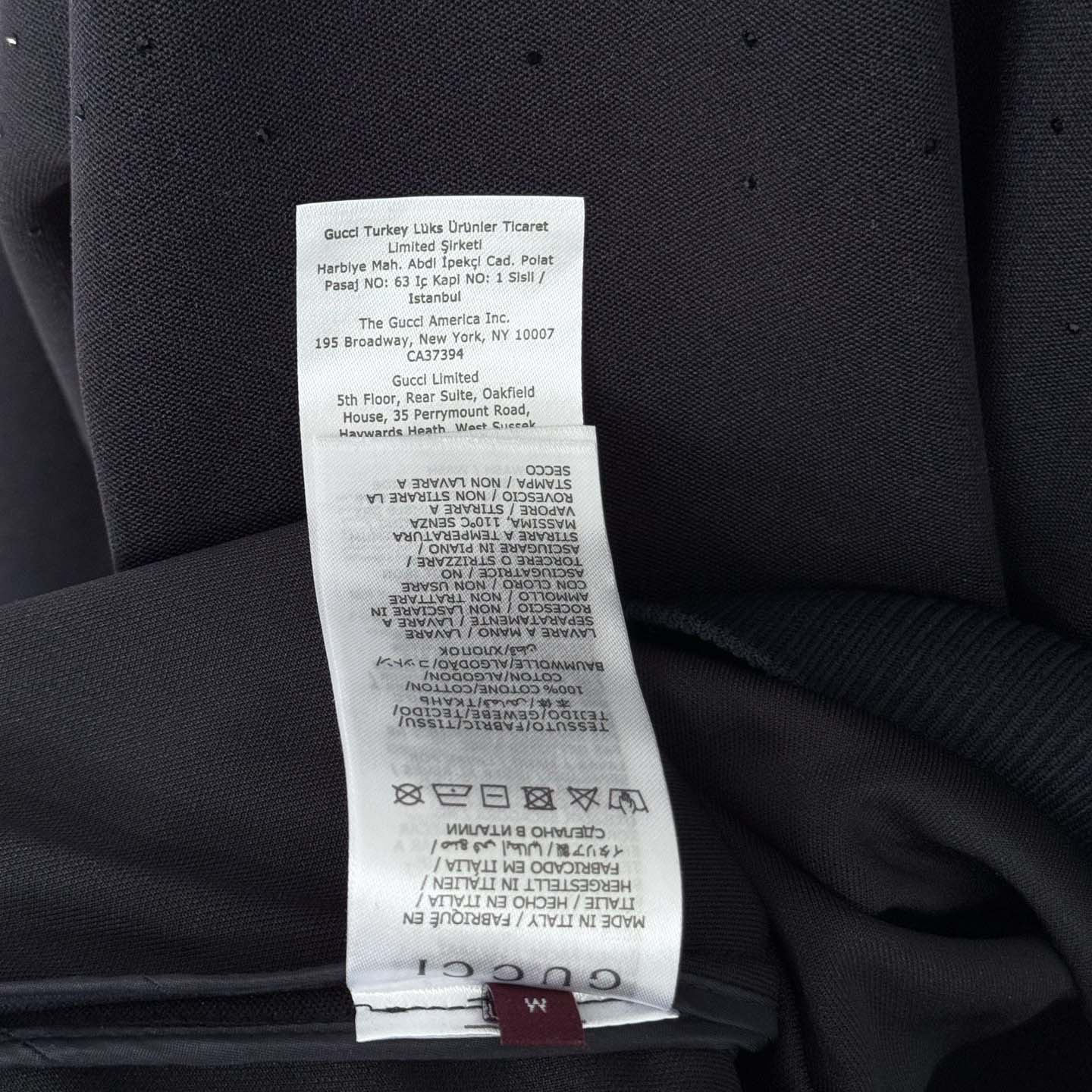 Gucci Technical Jersey Zip Jacket With Crystals - DesignerGu