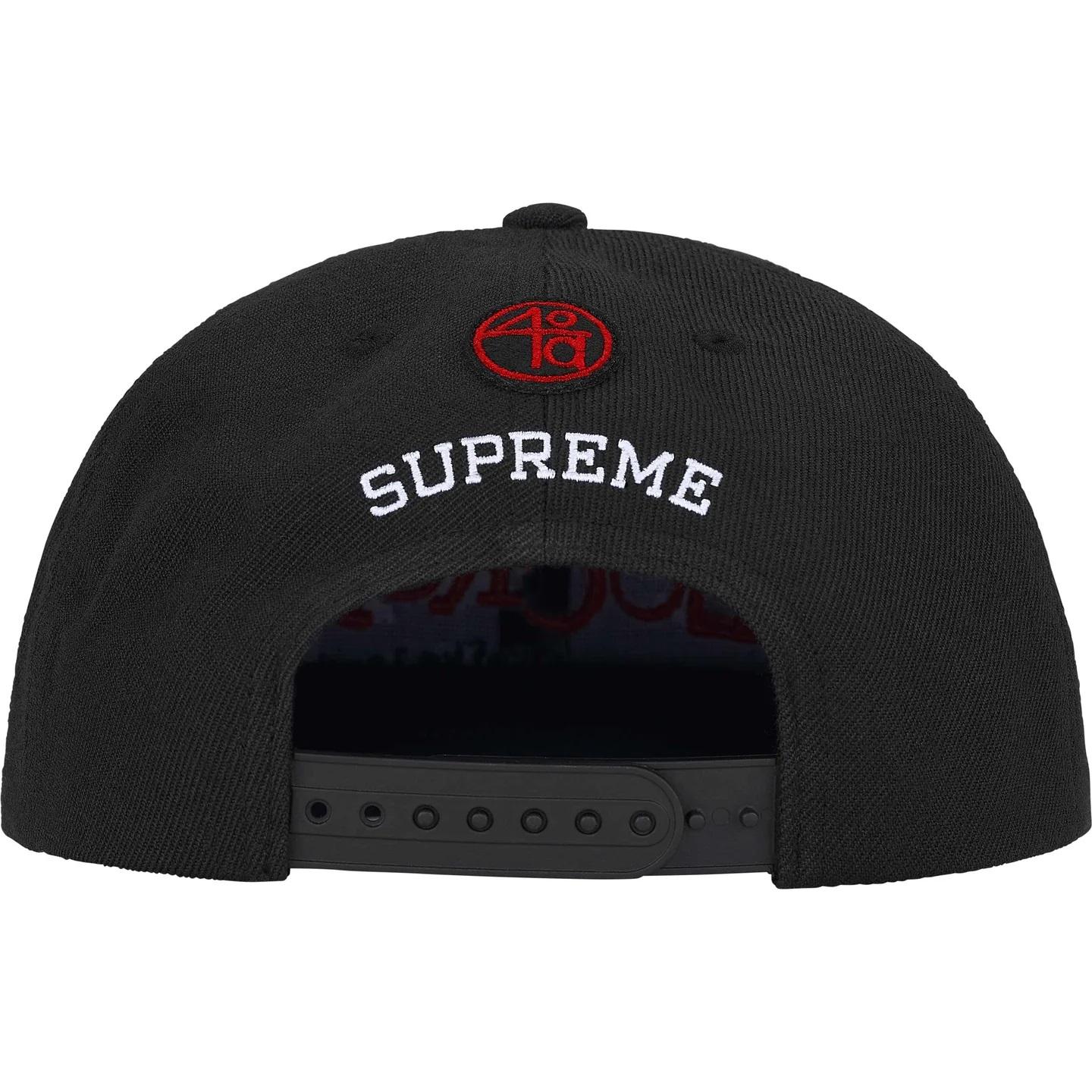 Supreme x 40 Acres Clockers 6-Panel 'Black' - DesignerGu