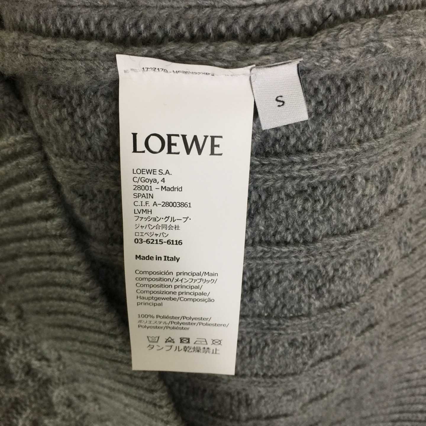 Loewe Men's Anagram Cable-Knit Wool - DesignerGu