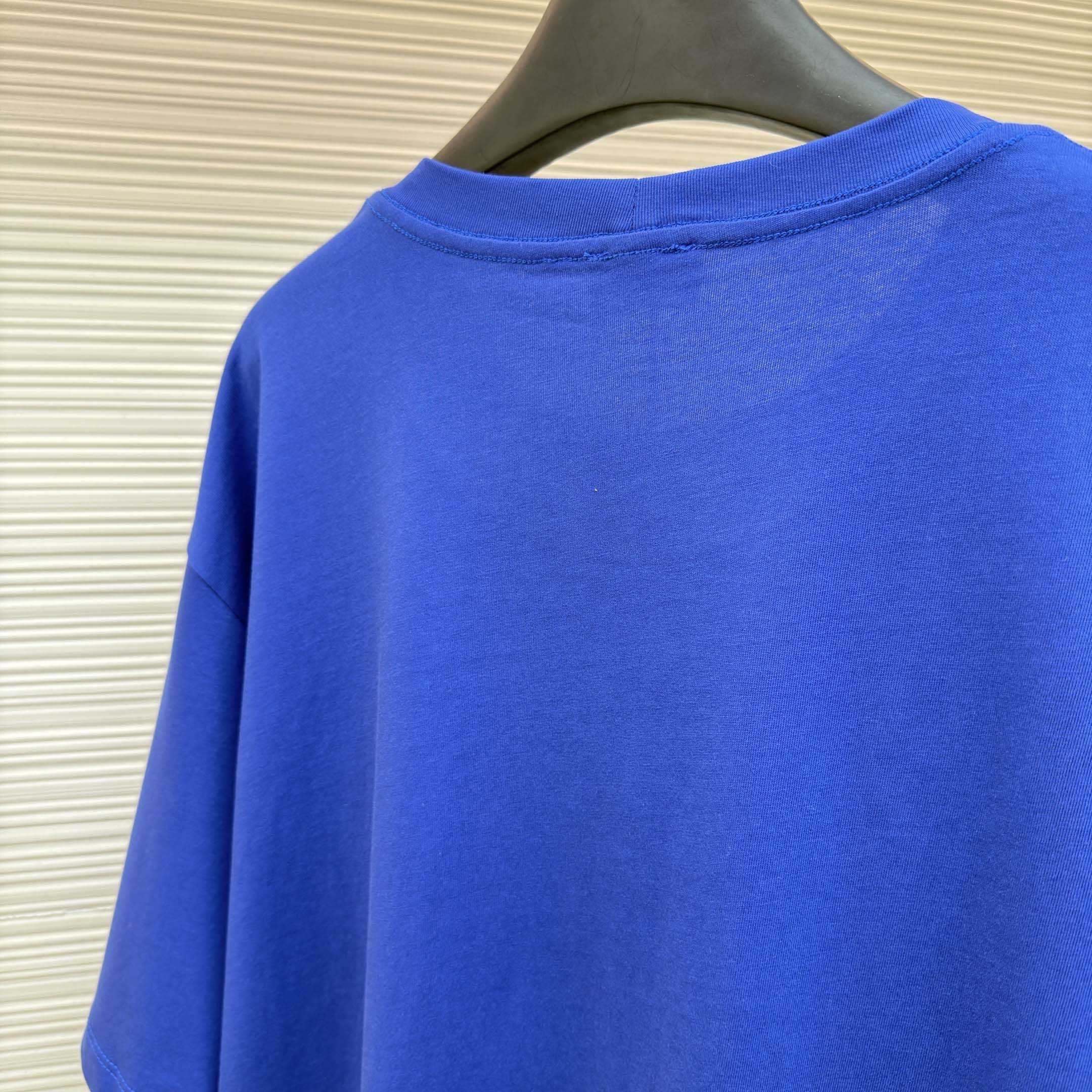 Celine Loose T-shirt In Cotton Jersey - DesignerGu