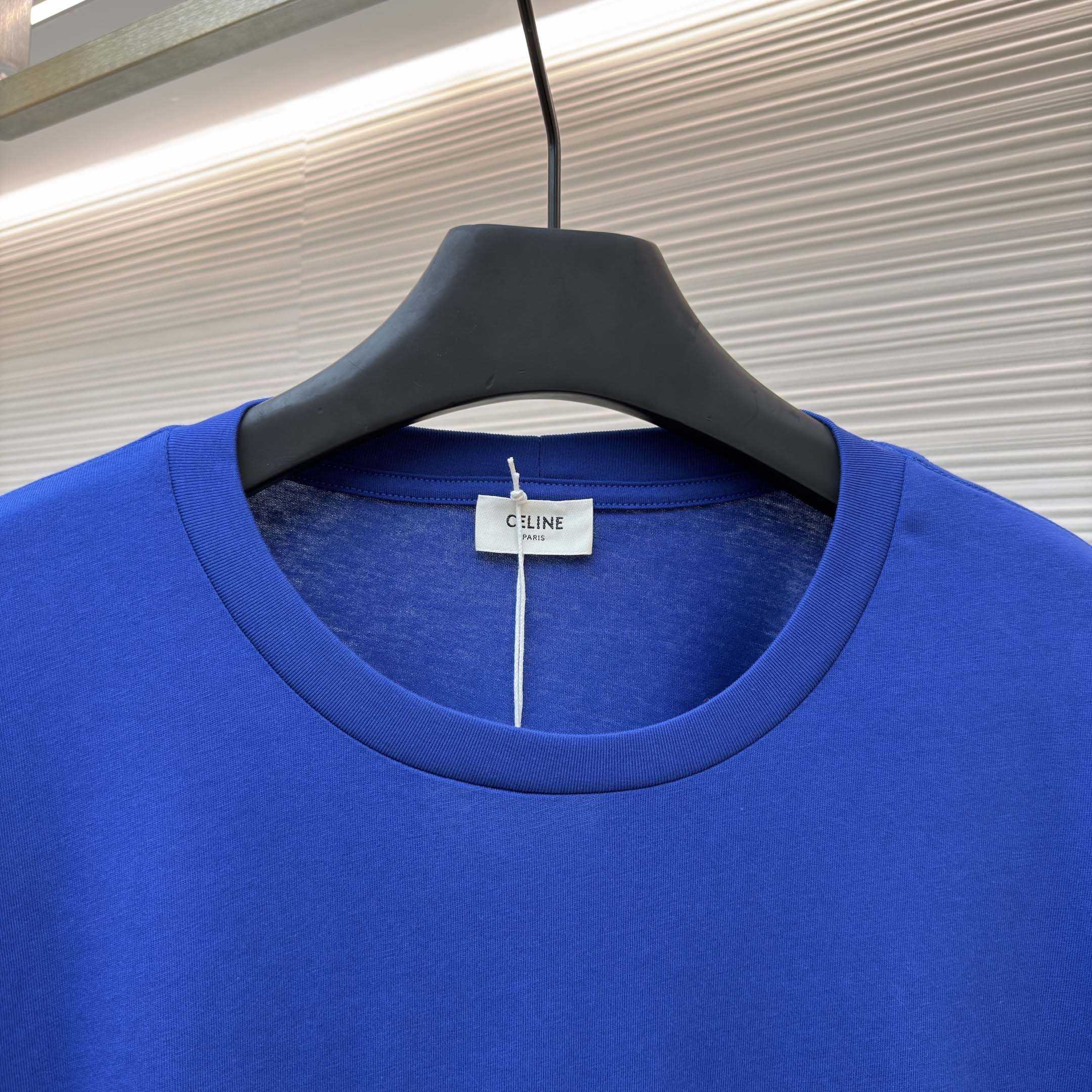 Celine Loose T-shirt In Cotton Jersey - DesignerGu