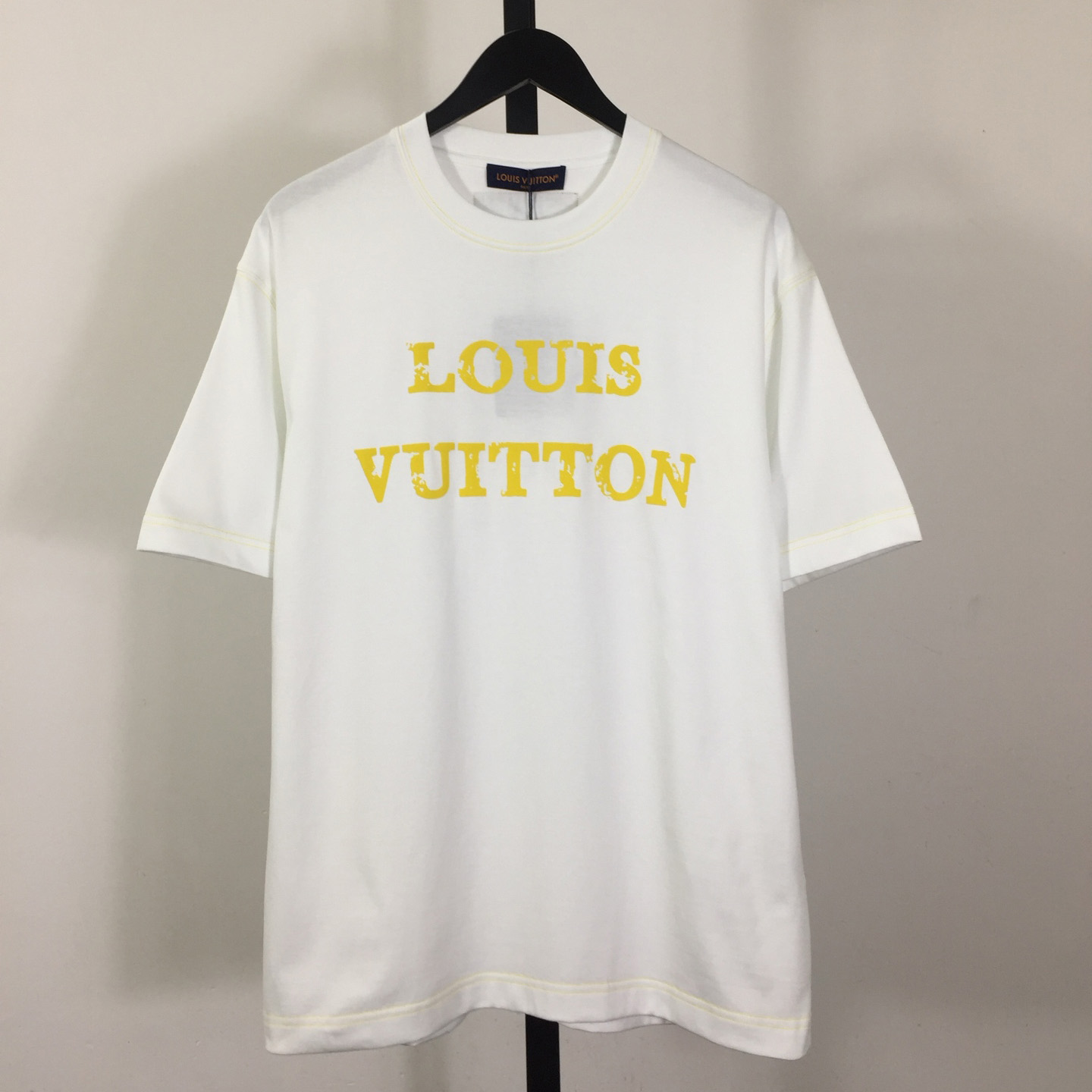 Louis Vuitton Cotton Crewneck Short-sleeve T-shirt - DesignerGu