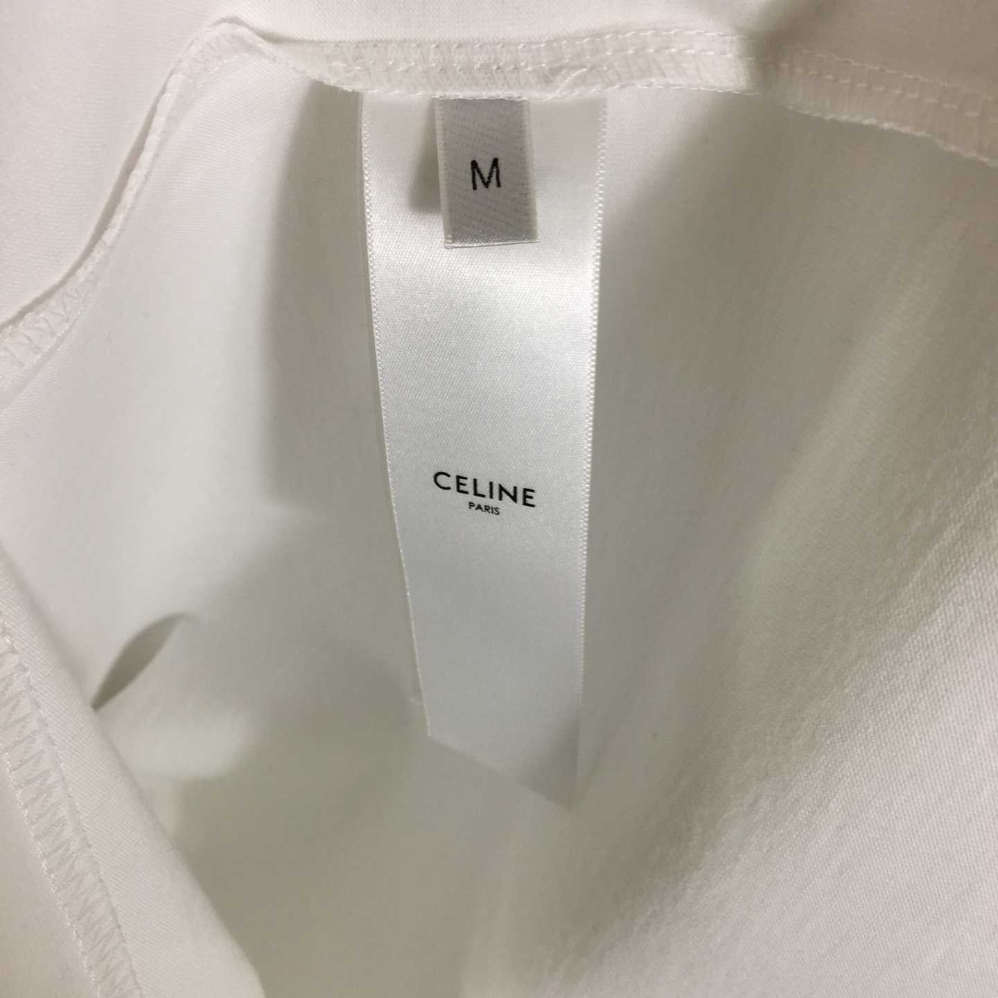 Celine Loose T-shirt In Cotton Jersey - DesignerGu