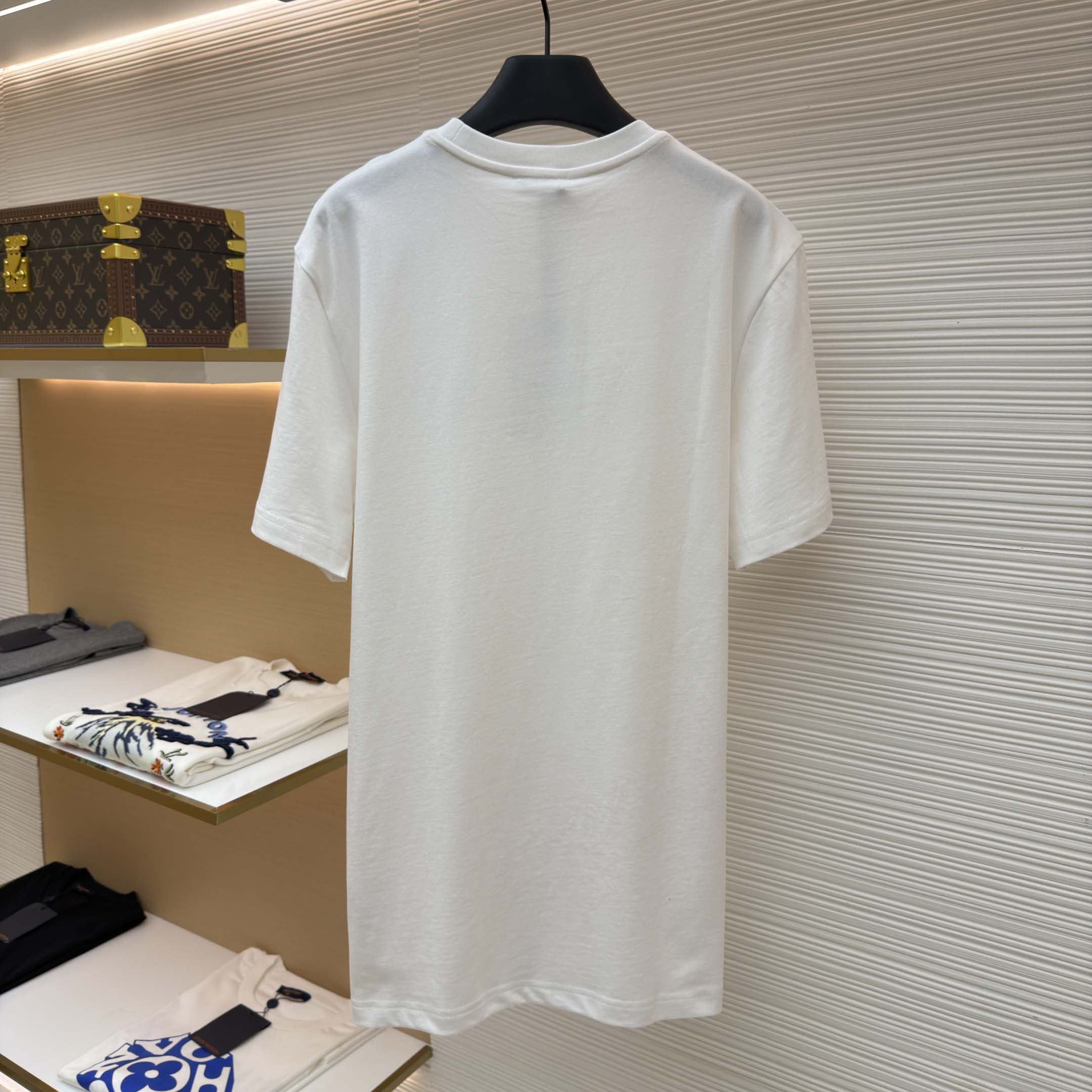 Moncler Embroidered Tricolor Logo Cotton T-Shirt - DesignerGu