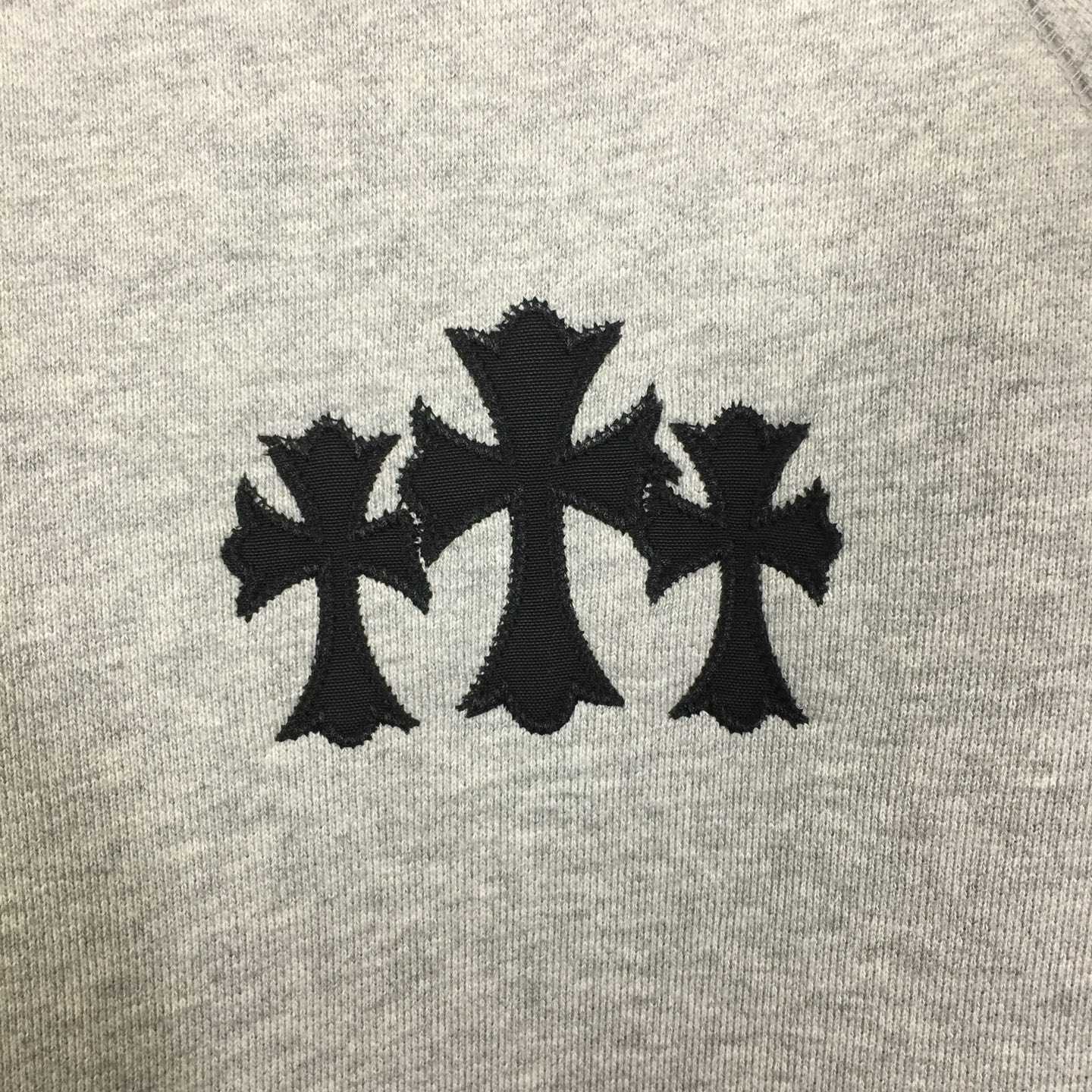 Chrome Hearts Cemetery Cross Crew-neck Sweatshirt - DesignerGu
