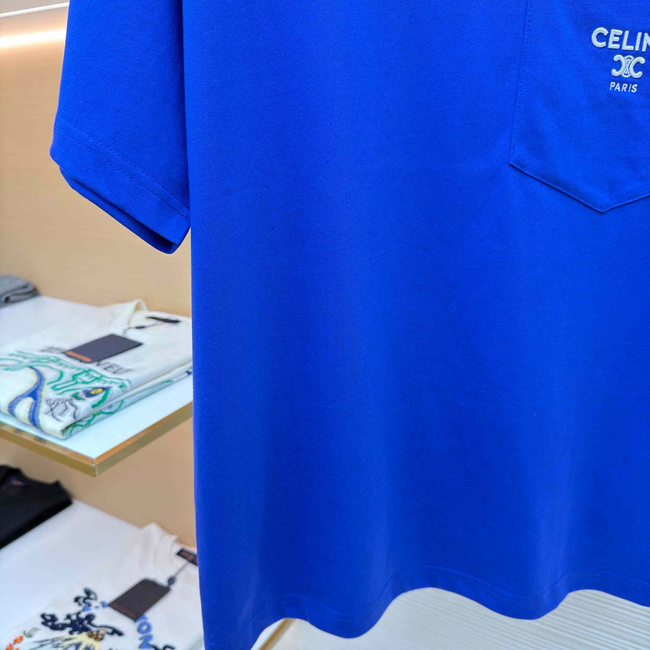 Celine T-SHIRT IN Cotton Jersey - DesignerGu