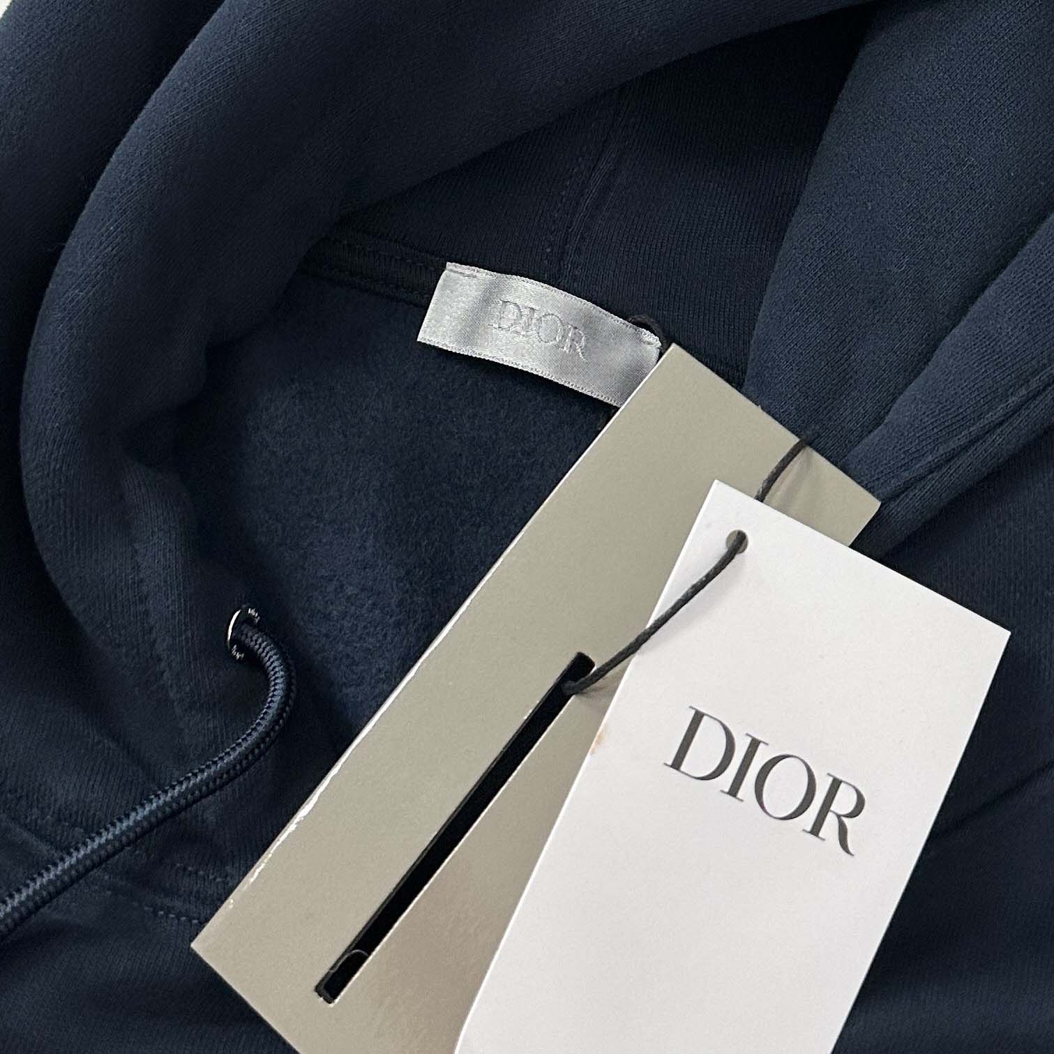 Dior CD Icon Cotton Hooded Sweatshirt - DesignerGu