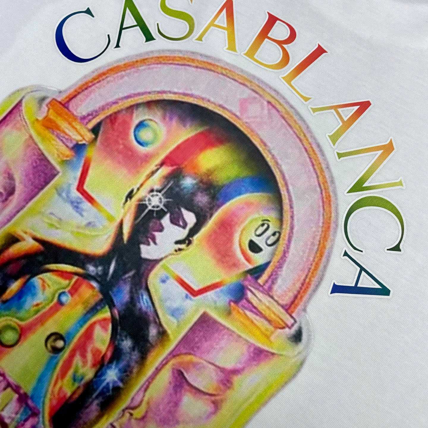 Casablanca Essential Experience printed cotton T-shirt  C1114 - DesignerGu
