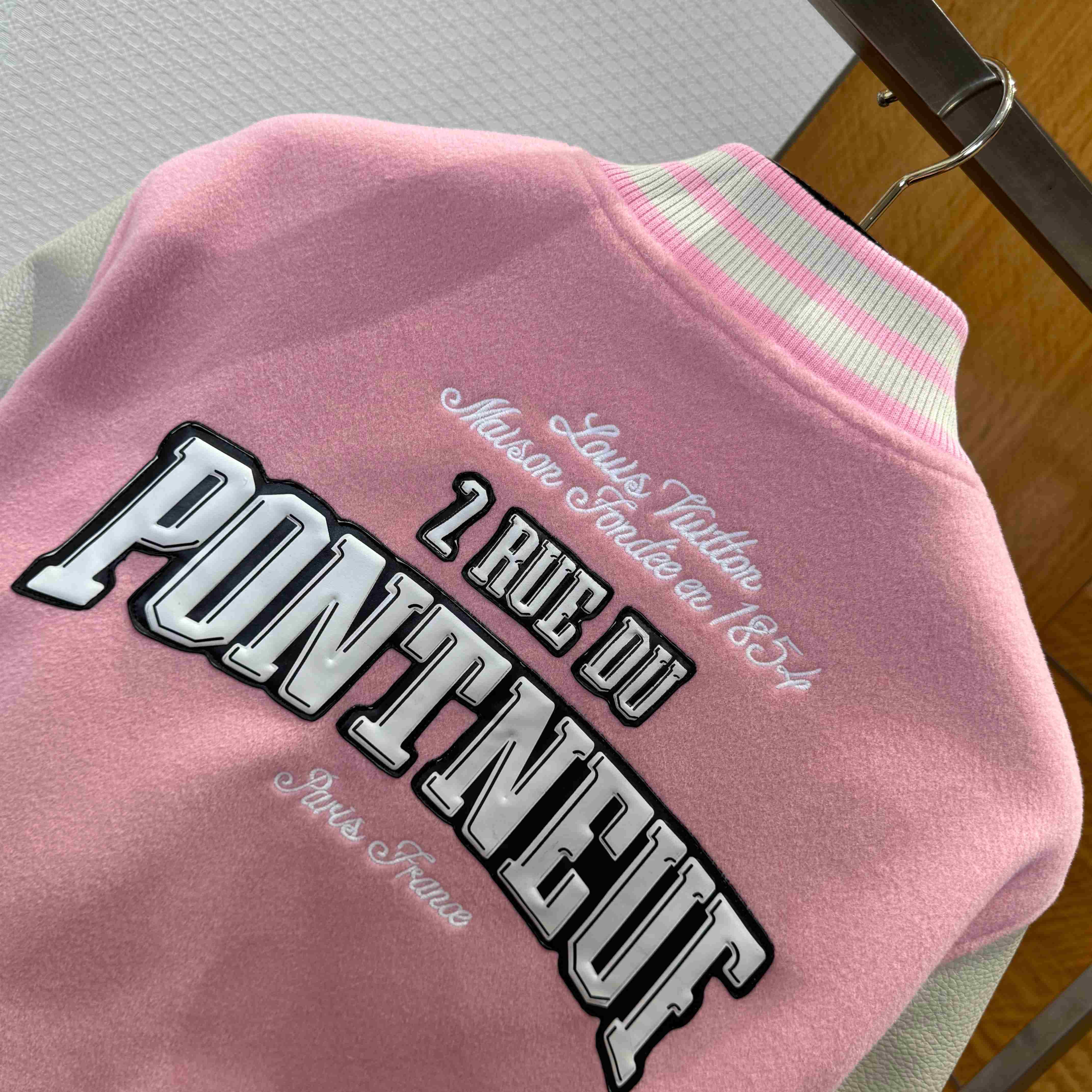 Louis Vuitton Signature Leather Varsity Jacket 1AILZ7 - DesignerGu