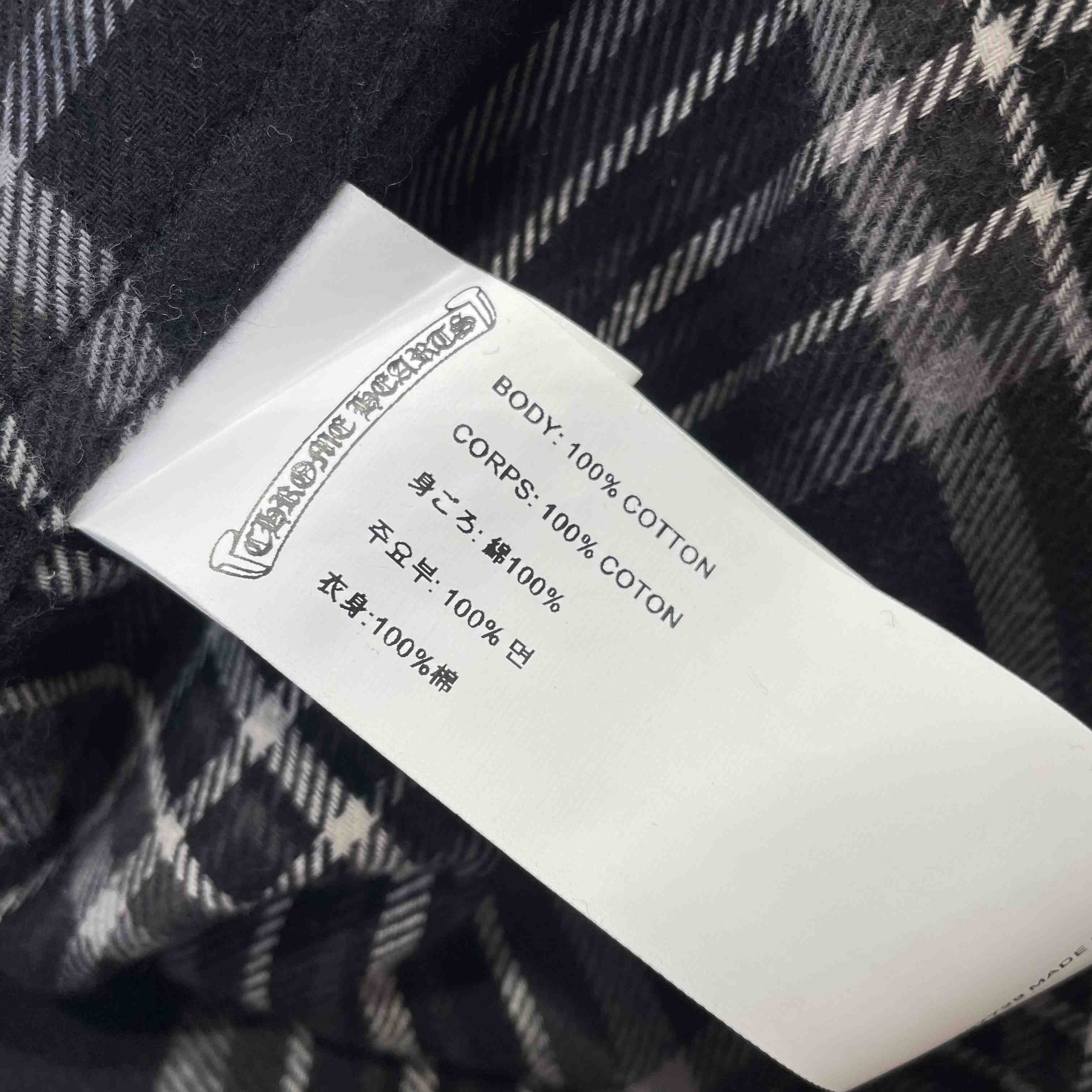 Chrome Hearts  Flannel Work Dog Shirt - DesignerGu