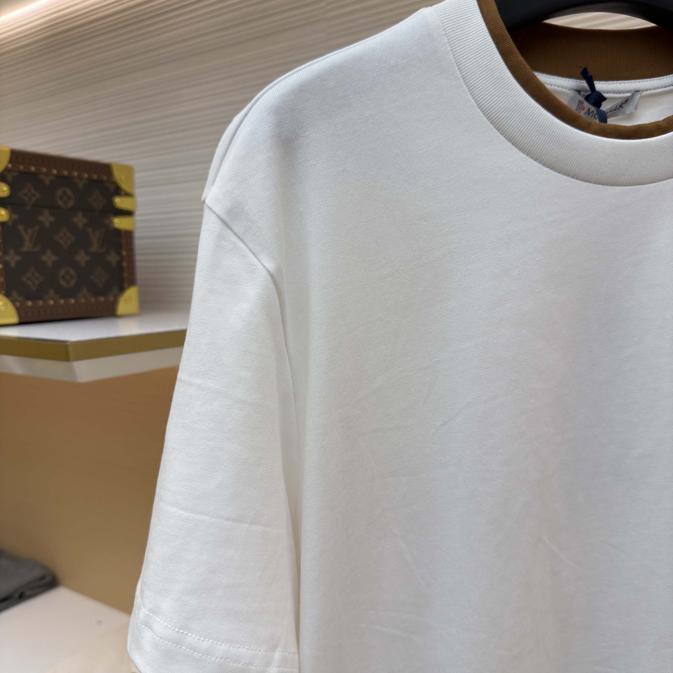 Moncler Embroidered Logo Cotton T-Shirt   - DesignerGu