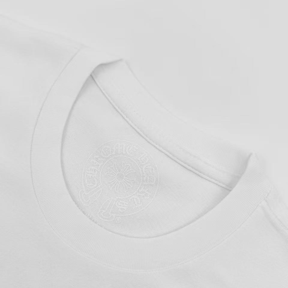 Chrome Hearts Las Vegas Exclusive Horseshoe Logo Pocket T-Shirt 'White' - DesignerGu