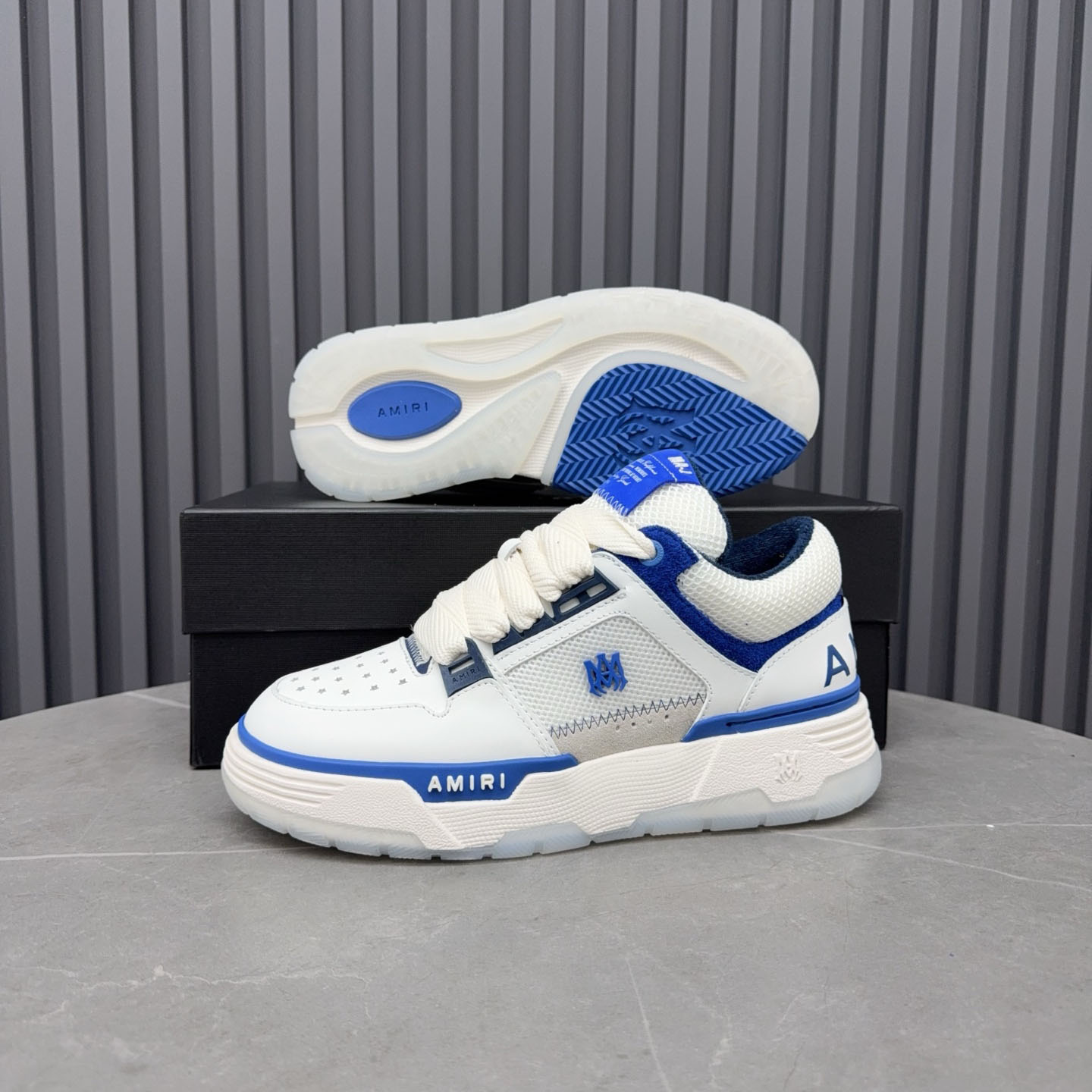 Amiri MA-1 'White Navy' - DesignerGu