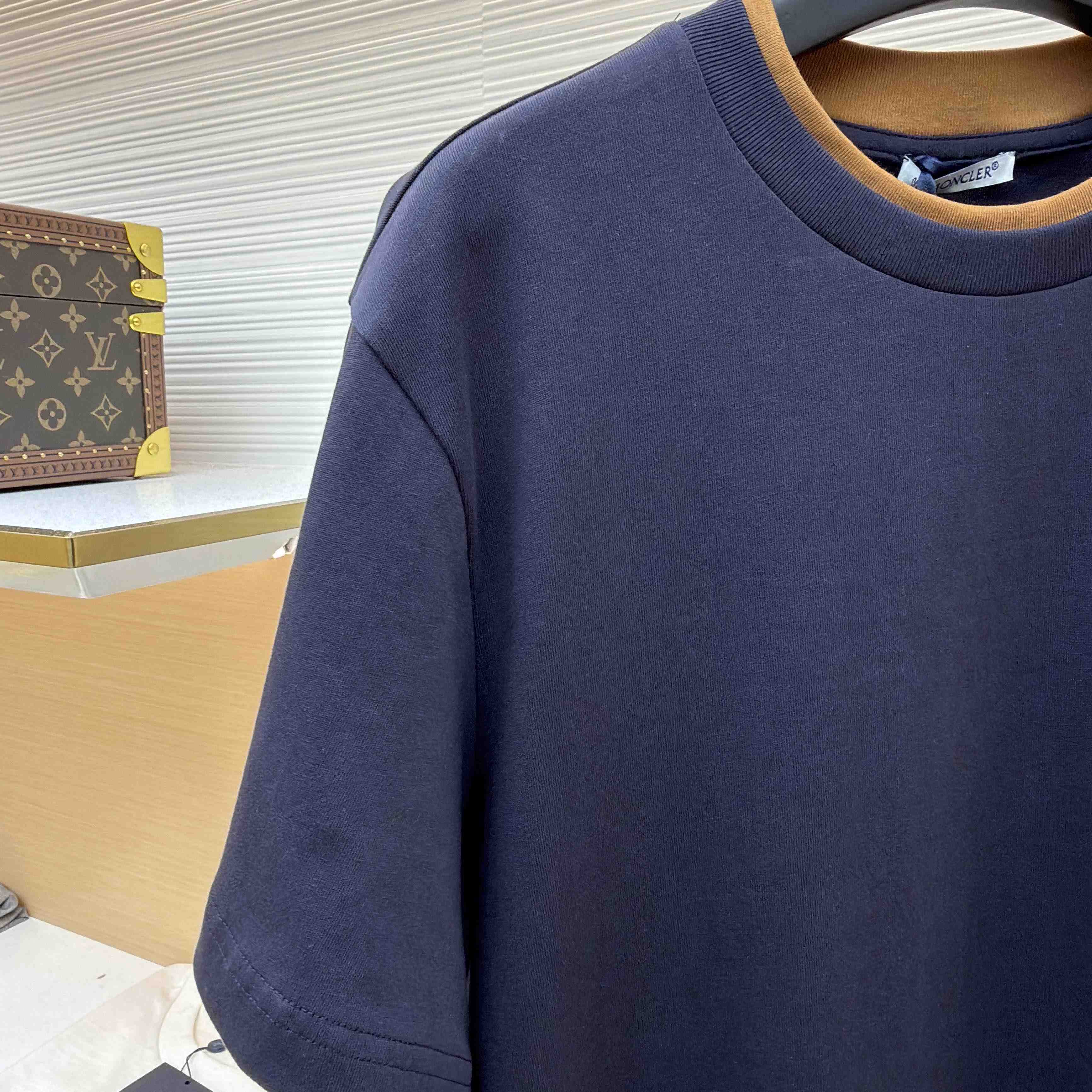 Moncler Embroidered Logo Cotton T-Shirt - DesignerGu