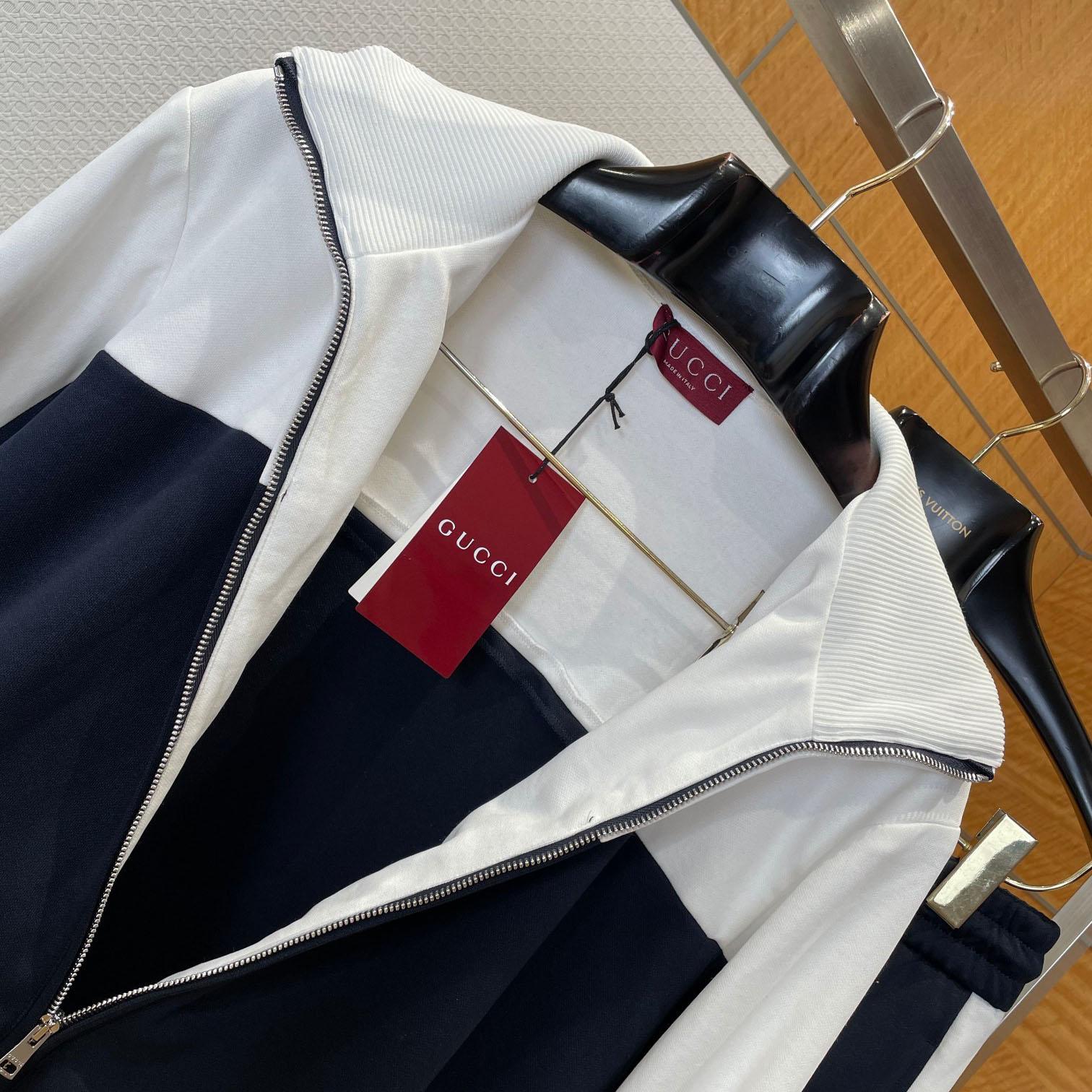 Gucci Technical Jersey Zip Jacket - DesignerGu