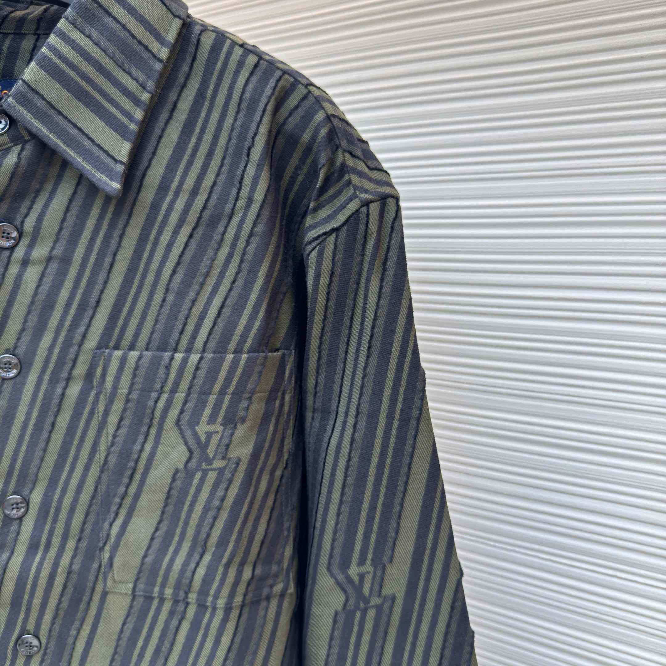 Louis Vuitton Cotton Jacquard Shirt - DesignerGu