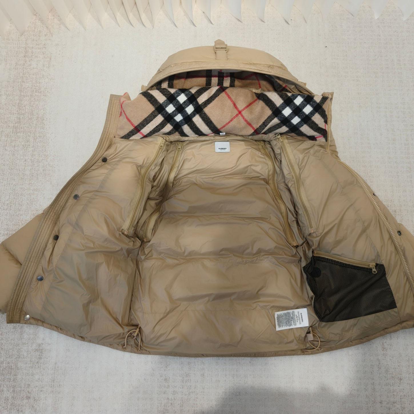 Burberry Detachable Sleeve Hooded Puffer Jacket - DesignerGu