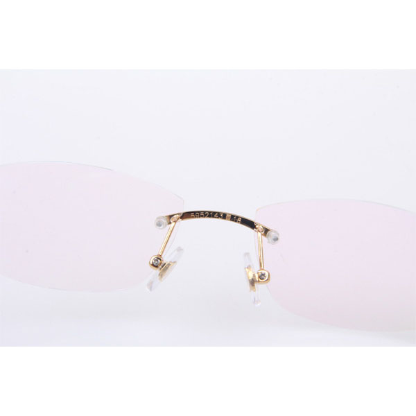 Cartier CT 5952143 Eyeglasses In Gold With Black Arms - DesignerGu