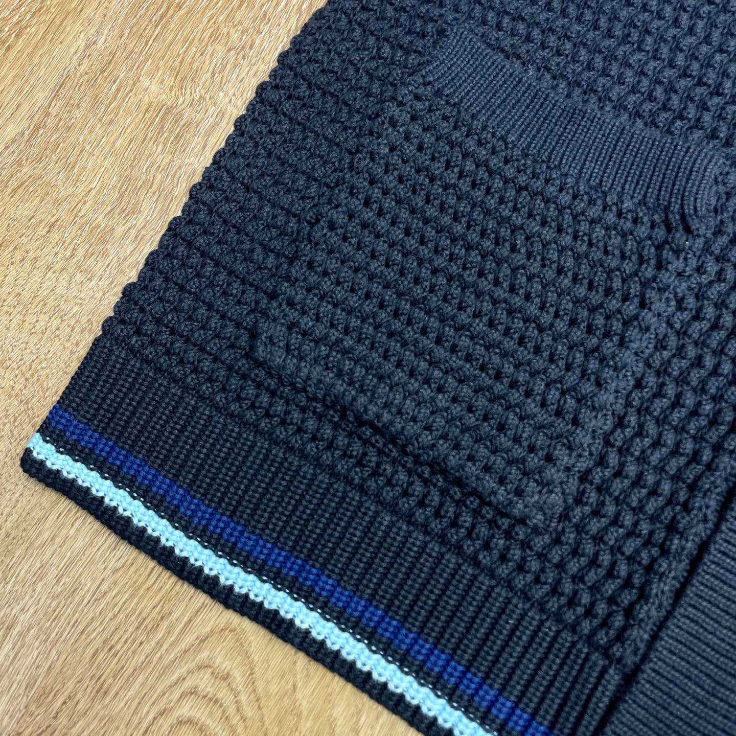 Casablanca Tennis Cotton Crochet Short Sleeve Shirt D0116 - DesignerGu